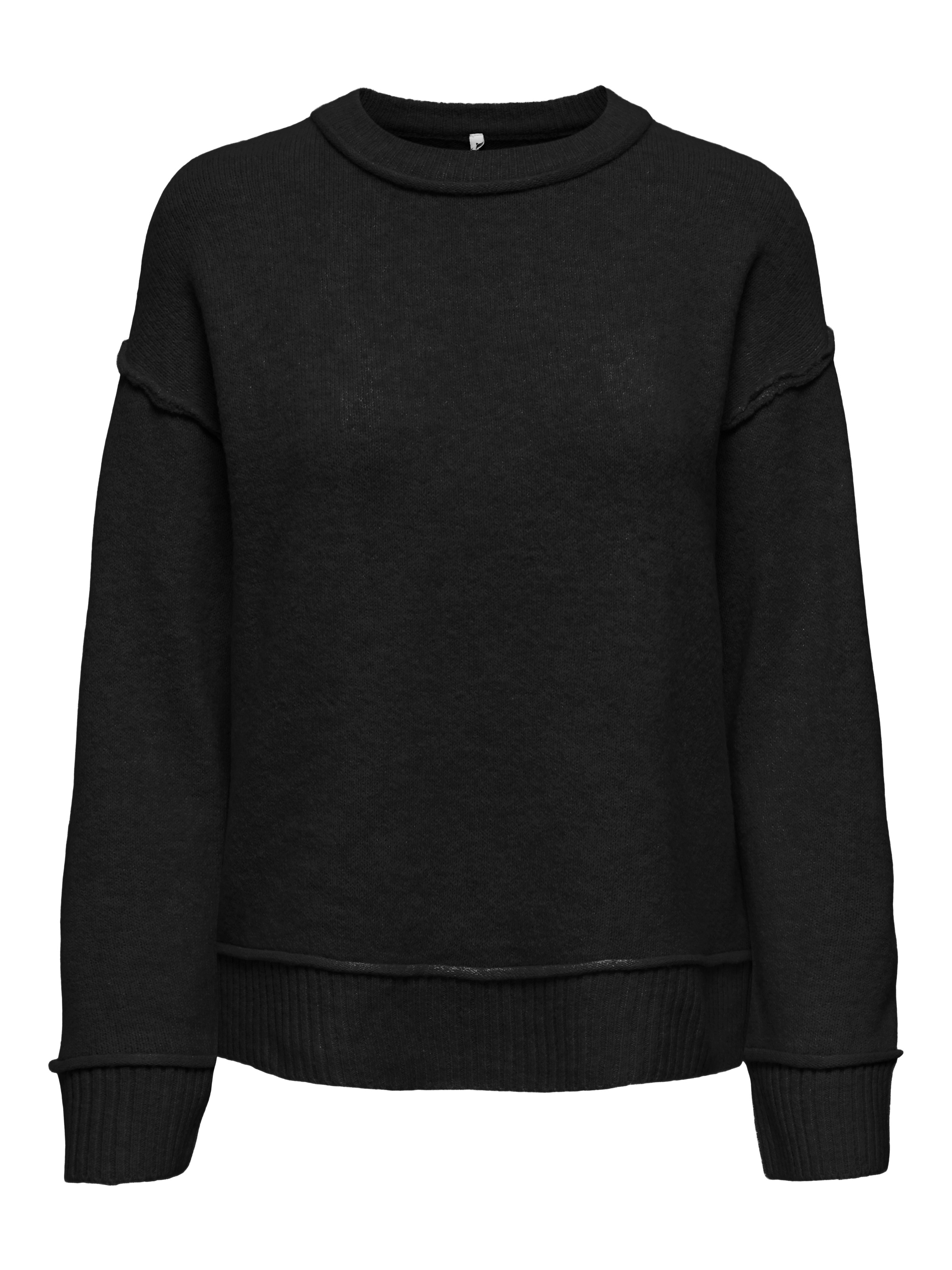 ONLY Strickpullover "ONLHAZEL LS DETAIL O-NECK BF KNT" günstig online kaufen