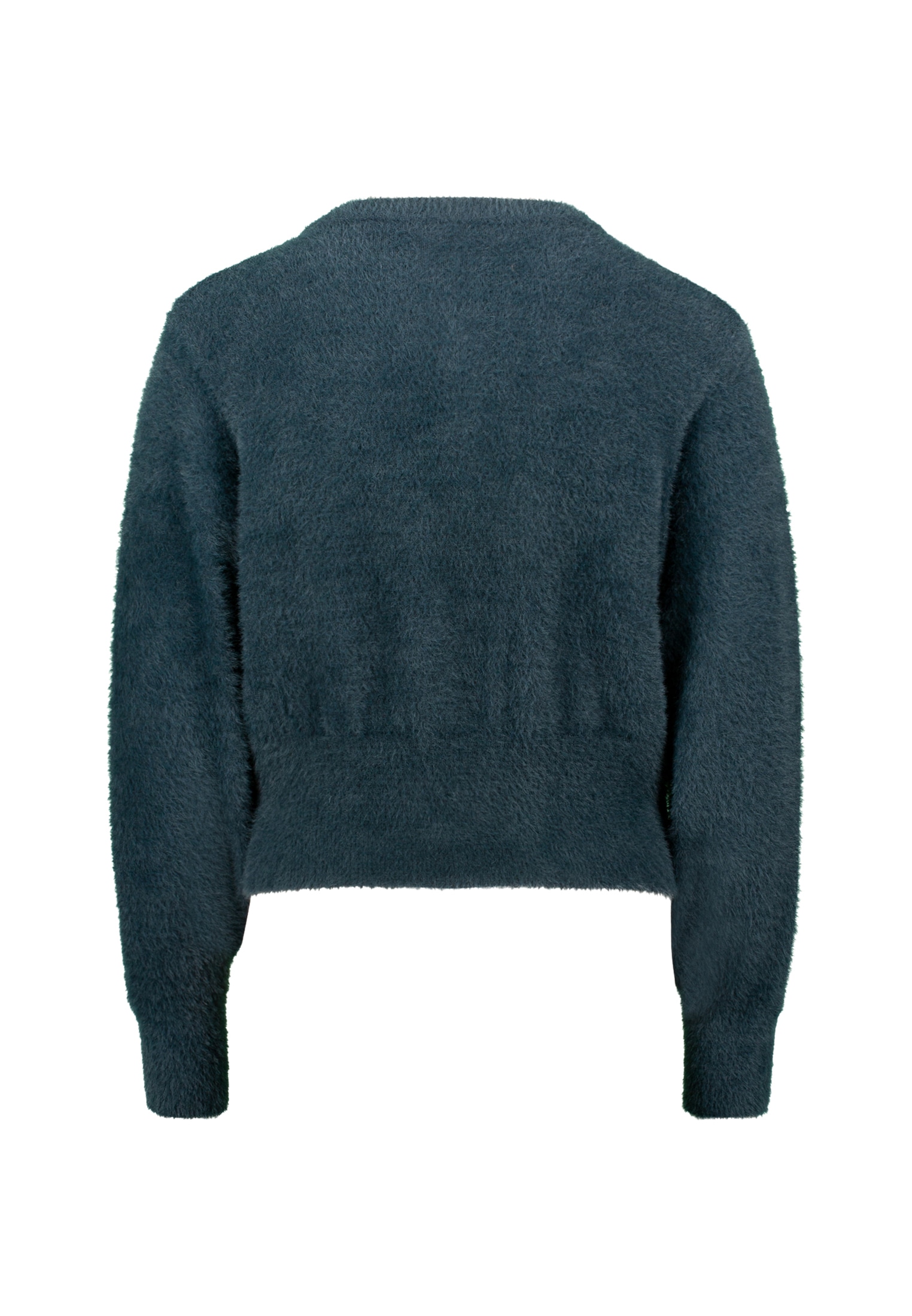 Zero Strickjacke »Damen Strickjacke mit Blumenknöpfen« 1 Stk. tlg. Knopfleiste