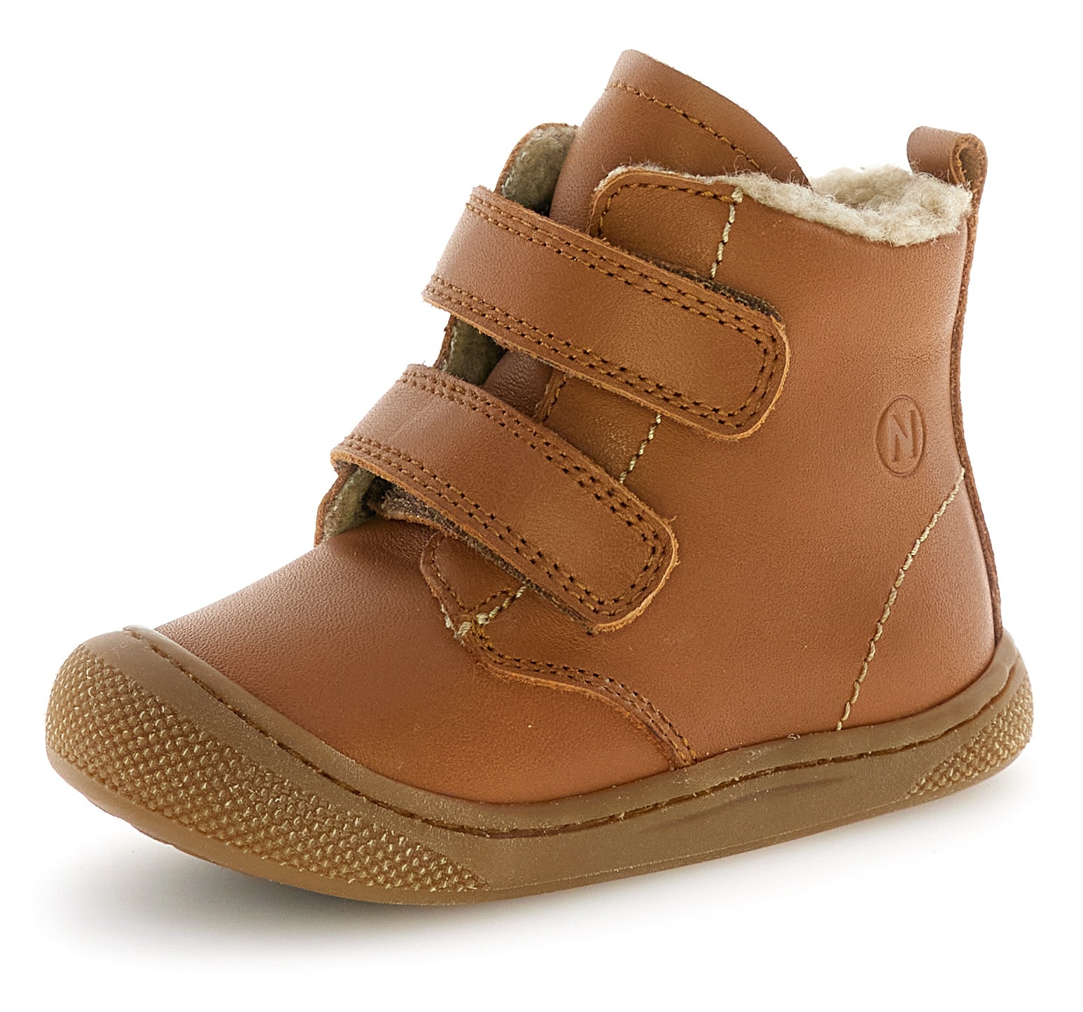 Naturino Lauflernschuh "Bubble Wide" Klettstiefel mit Wollfutter, Größenschablone zum Download