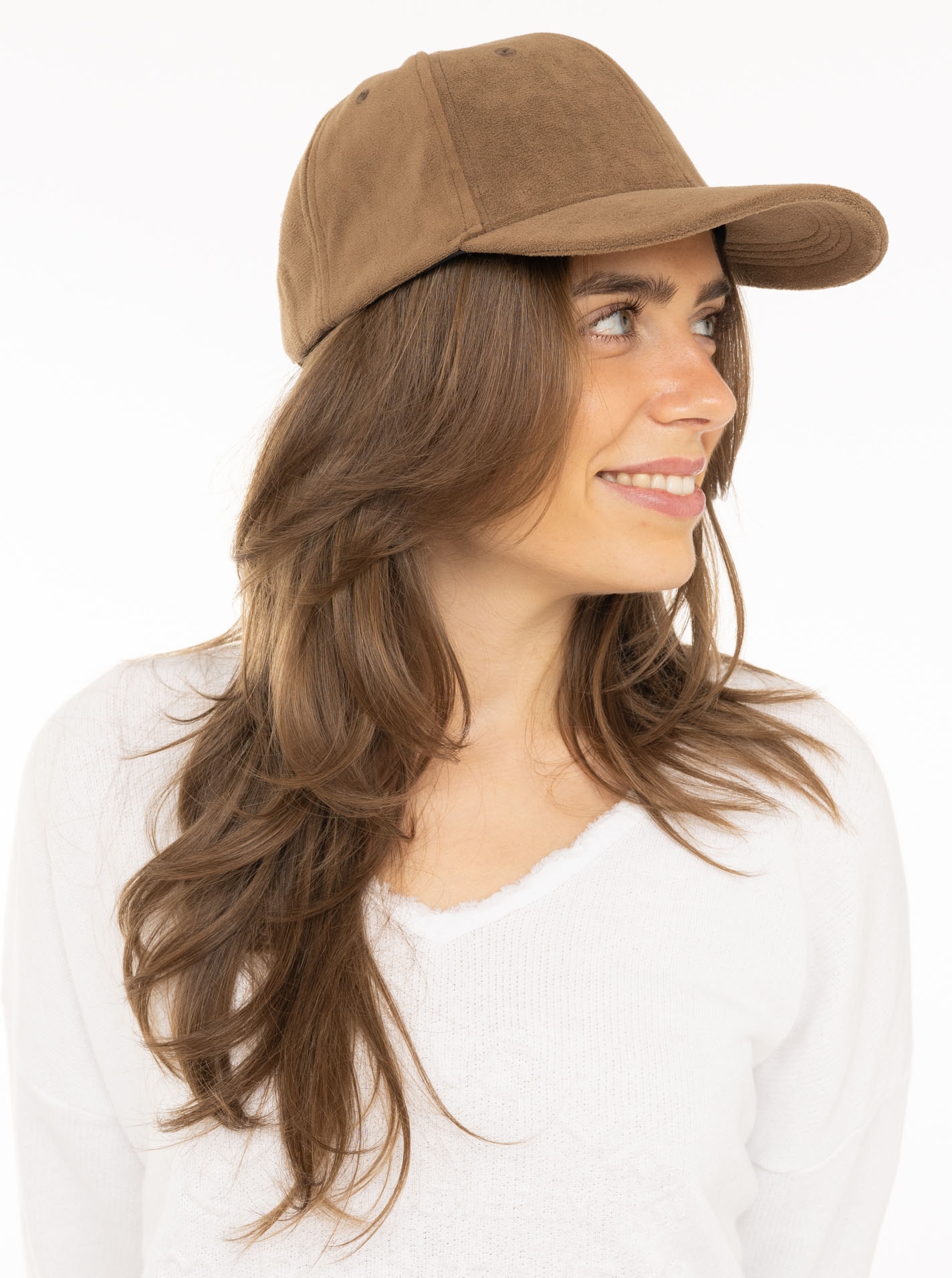 Zwillingsherz Baseball Cap »"Velour"« Samtiges Material, unifarben