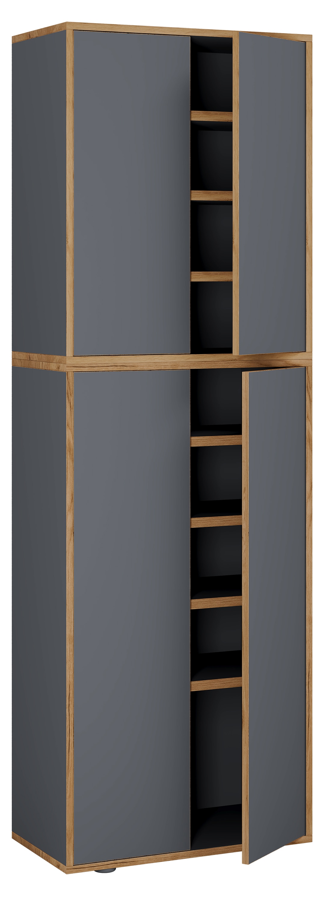 VCM Schuhschrank »XL Holz Großer Schuhschrank Schuhkommode Salia B60«
