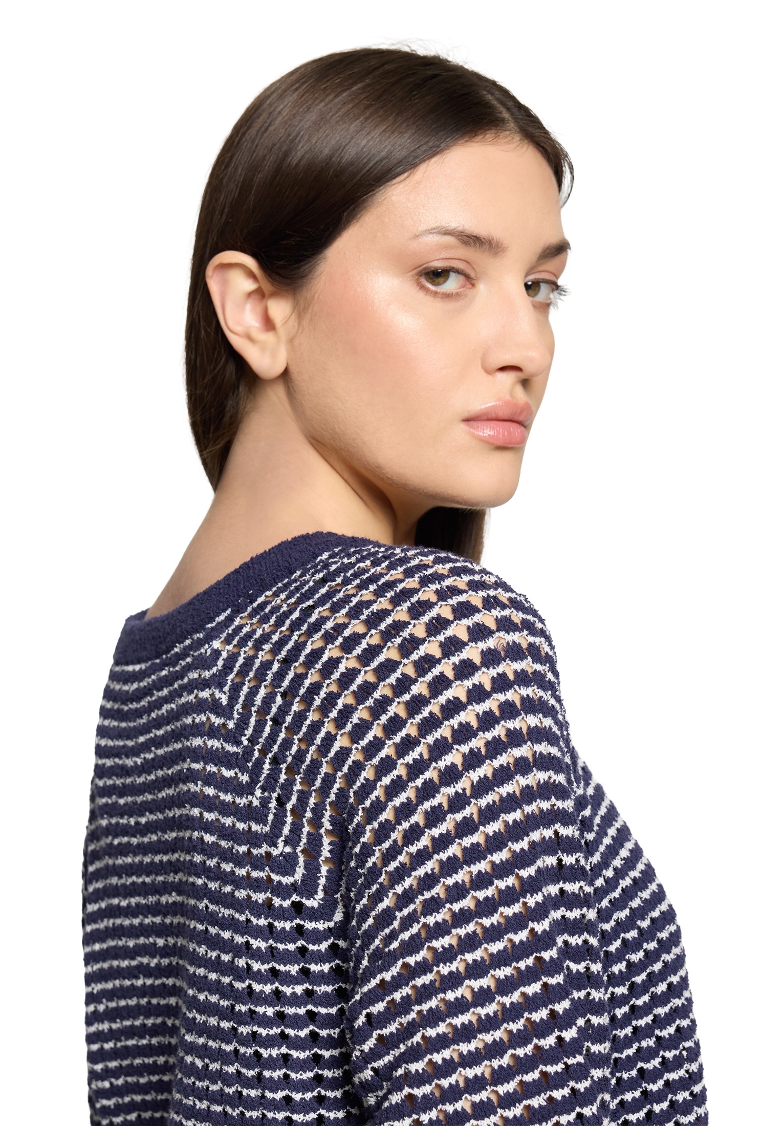 Cartoon Strickpullover »Damen mit Rundhalsausschnitt« 1 tlg.