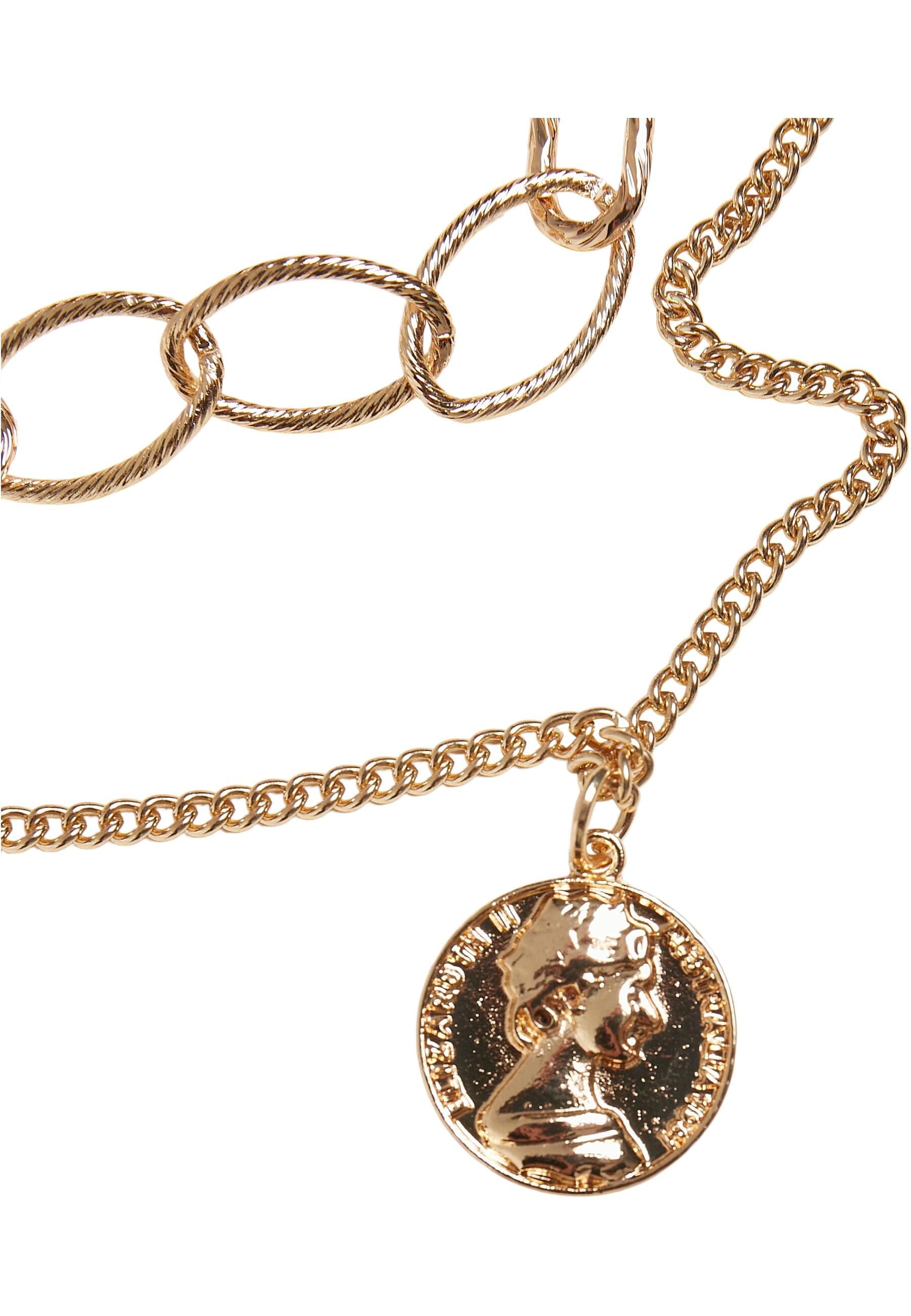 URBAN CLASSICS Edelstahlkette »Urban Classics Unisex Ocean Layering Necklace«