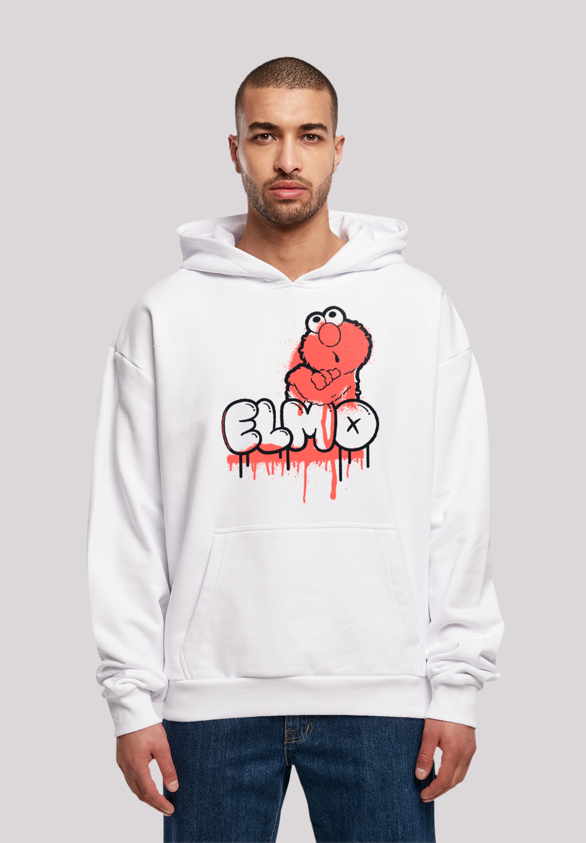 F4NT4STIC Kapuzenpullover "Sesamstraße Elmo Graffiti", Premium Qualität günstig online kaufen