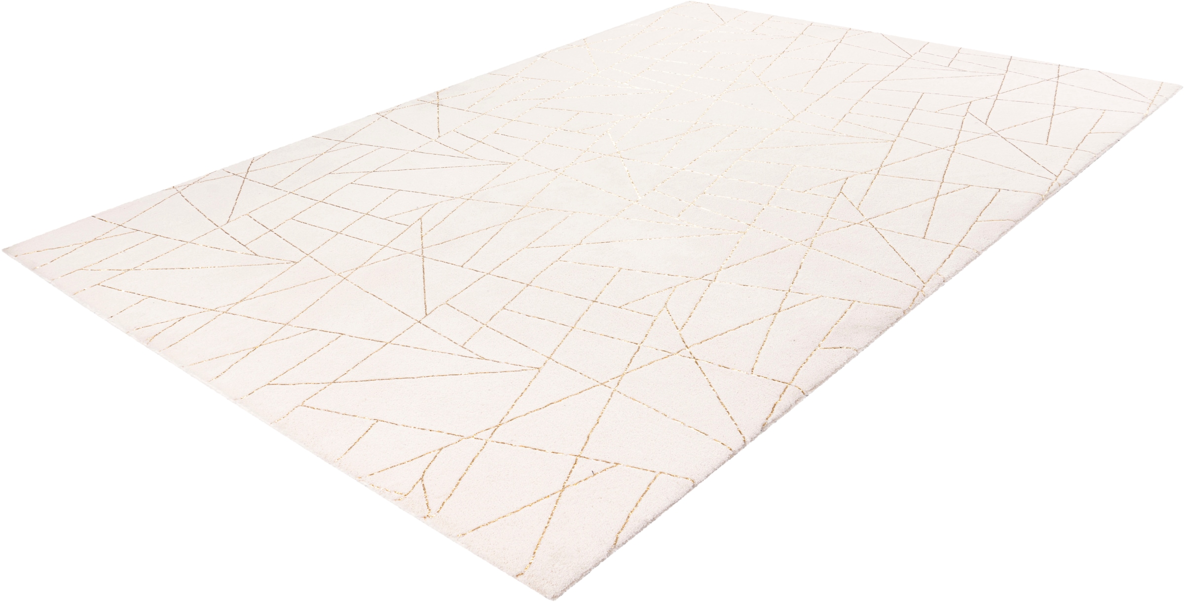 me gusta Teppich »Bijou 125«, rechteckig, 20 mm Höhe, Glanz Effekt, weicher Flor, Wohnzimmer, Schlafzimmer