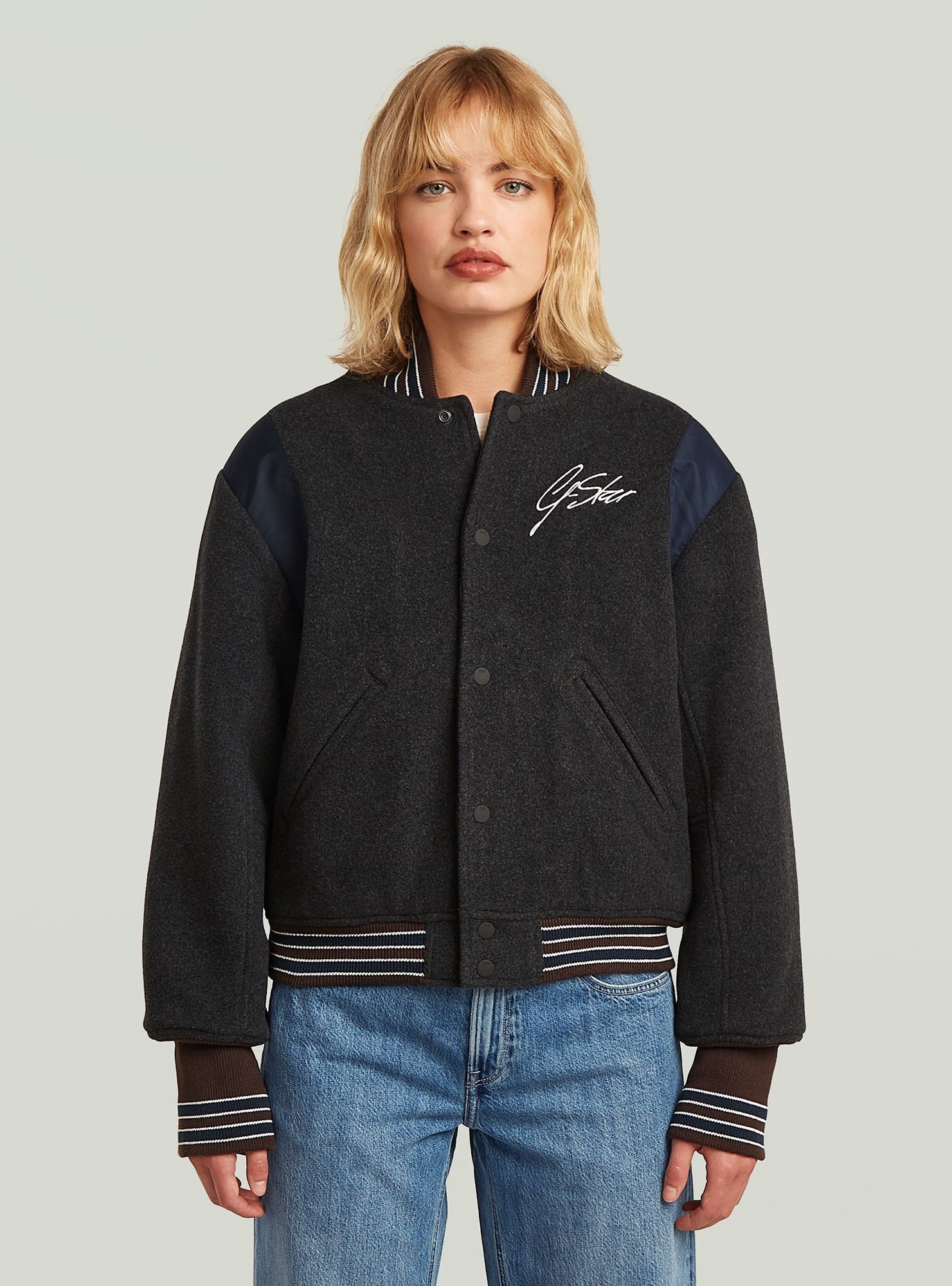 G-STAR Bomberjacke "Cropped Varsity Bomber Jacket" günstig online kaufen