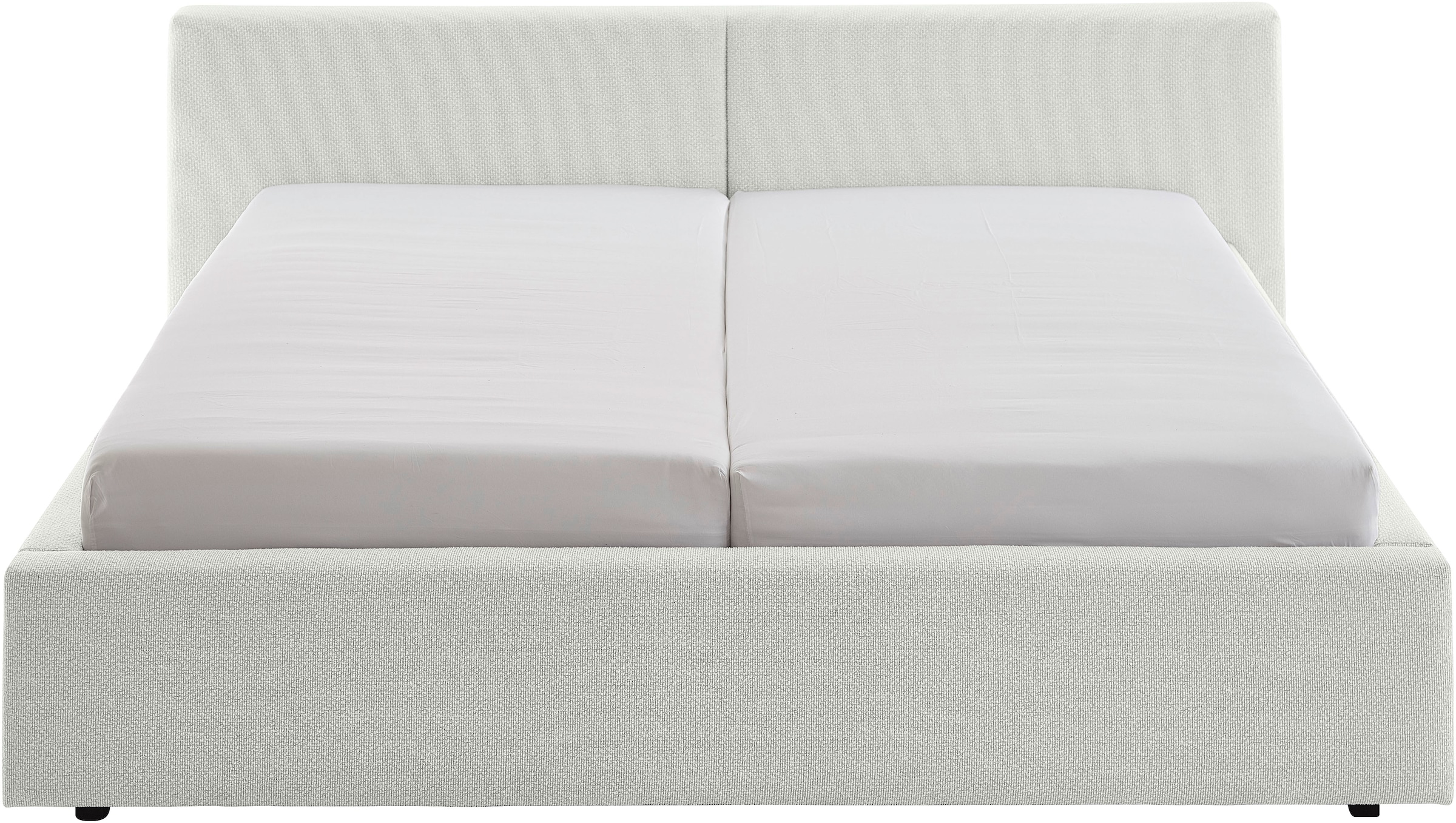 meise.möbel Polsterbett »Cube wahlweise mit Matratze und Bettkasten«, extra flaches Kopfteil, erhältlich in den Breiten 140cm, 160cm & 180cm