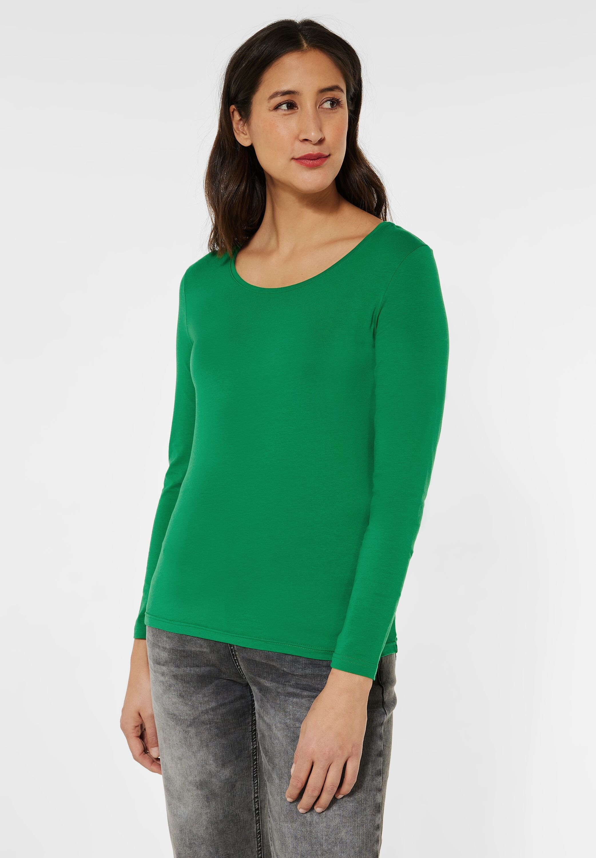 STREET ONE Langarmshirt, im Basic-Style