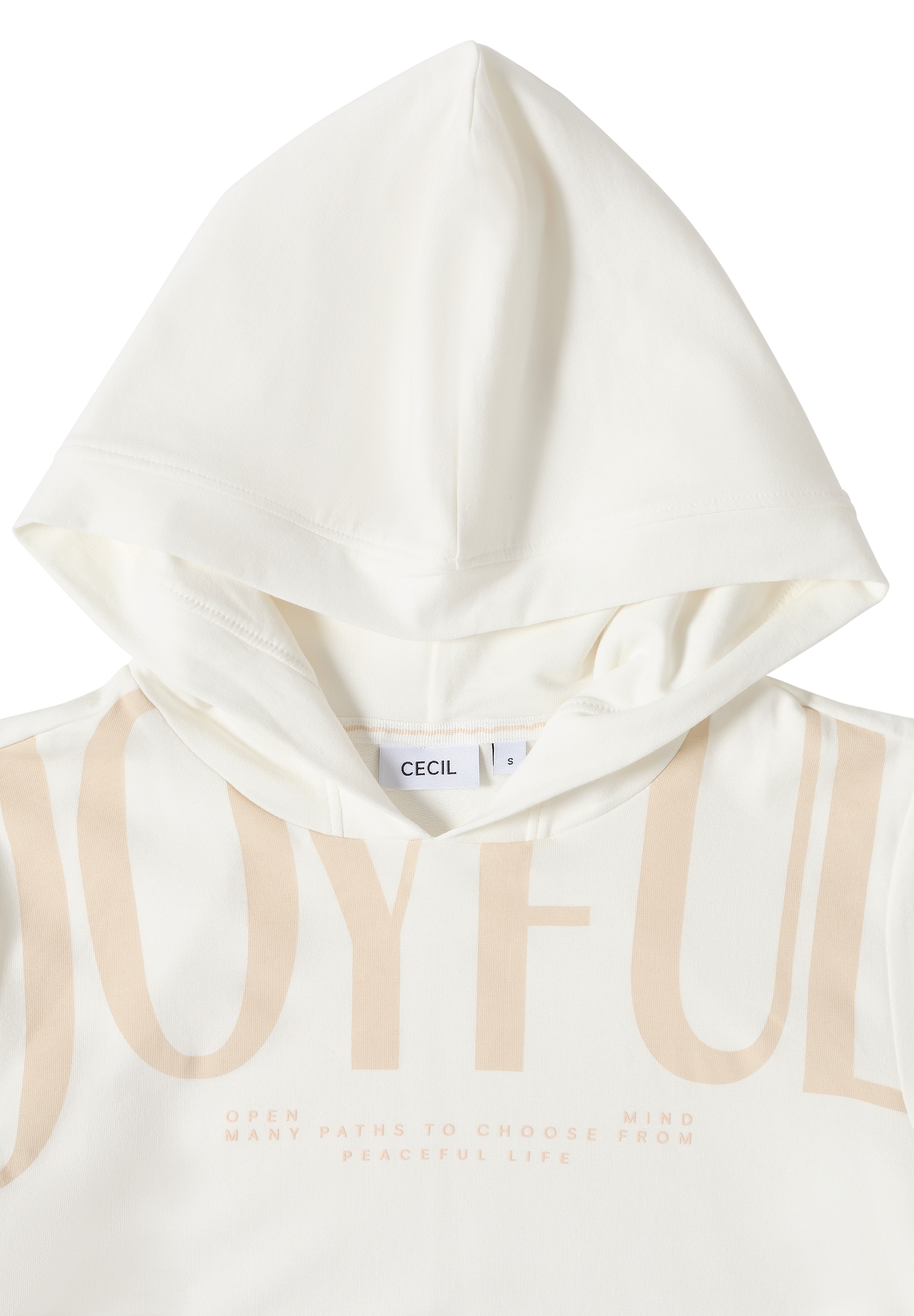 Cecil Kapuzenshirt, im soften Baumwoll-Mix