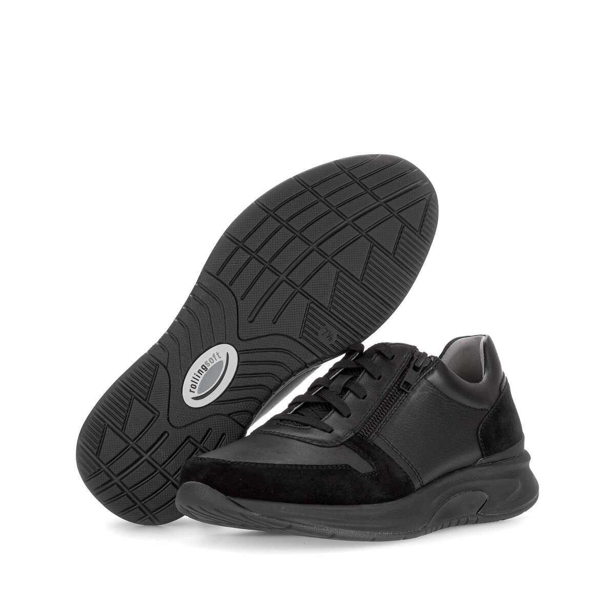 Gabor Sneaker »rollingsoft Sneaker low Materialmix Leder«