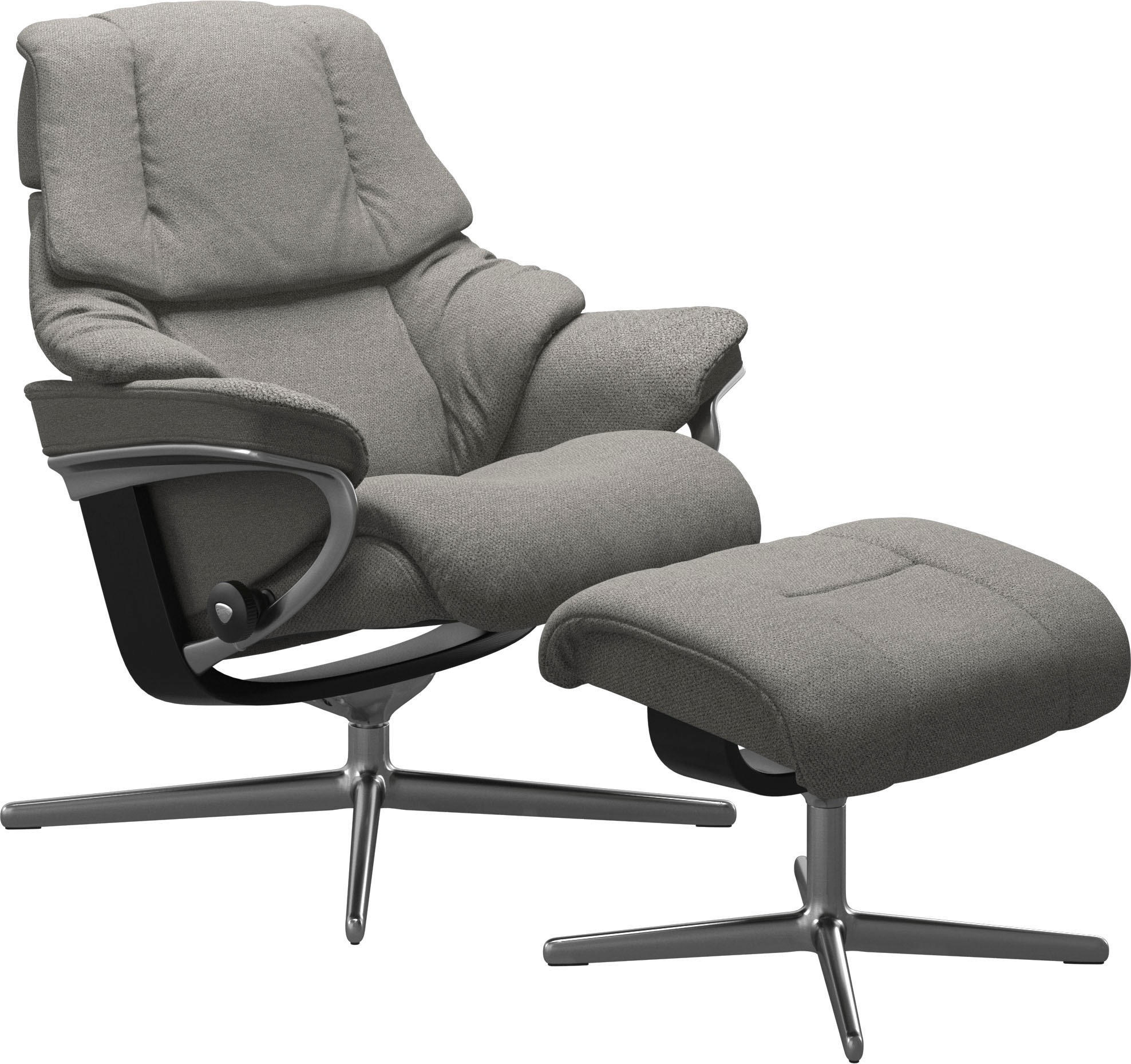 Stressless® Fußhocker »Reno«, mit Cross Base, Größe S, M & L, Holzakzent Schwarz