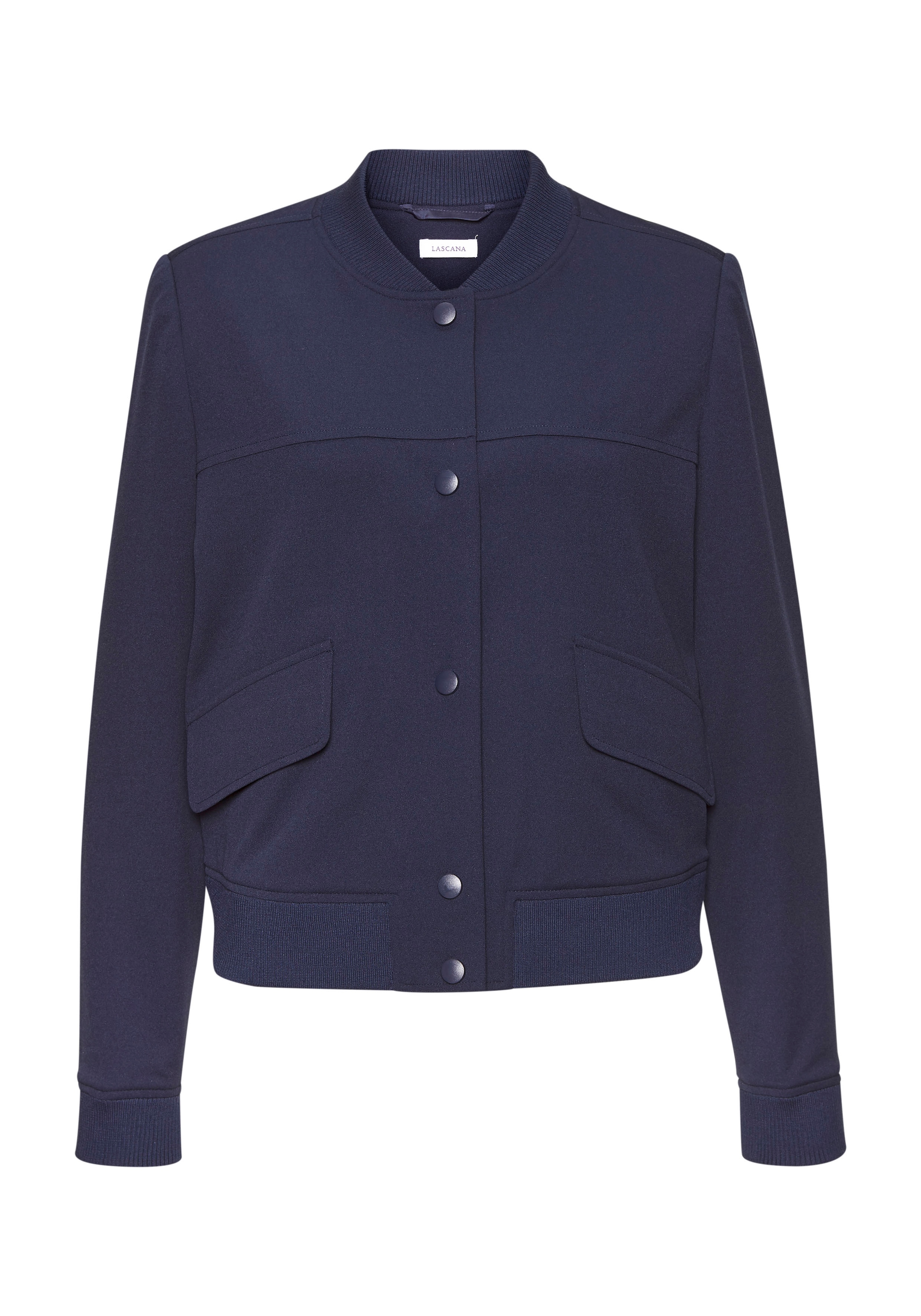 LASCANA Bomberjacke, mit Druckknöpfen, Kurzjacke, sportlich-chic günstig online kaufen