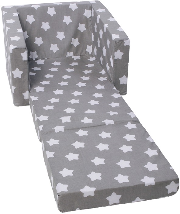Knorrtoys® Sofa »Singlesofa Grey White Stars«, für Kinder; Made in Europe |  BAUR
