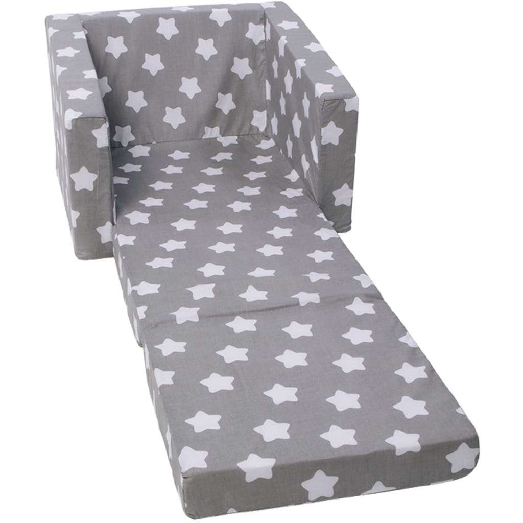 Knorrtoys® Sofa »Singlesofa Grey White Stars«