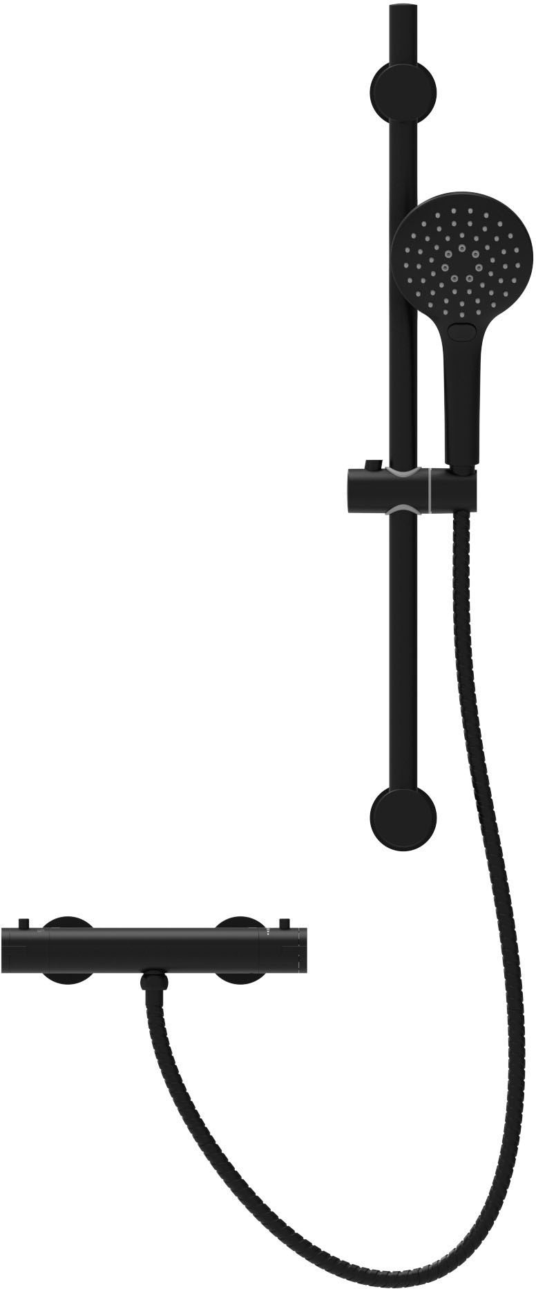 »BLACK«, auf Überkopfbrauseset Thermostat, | Duschsystem Schütte höhenverstellbar BAUR Rechnung mit