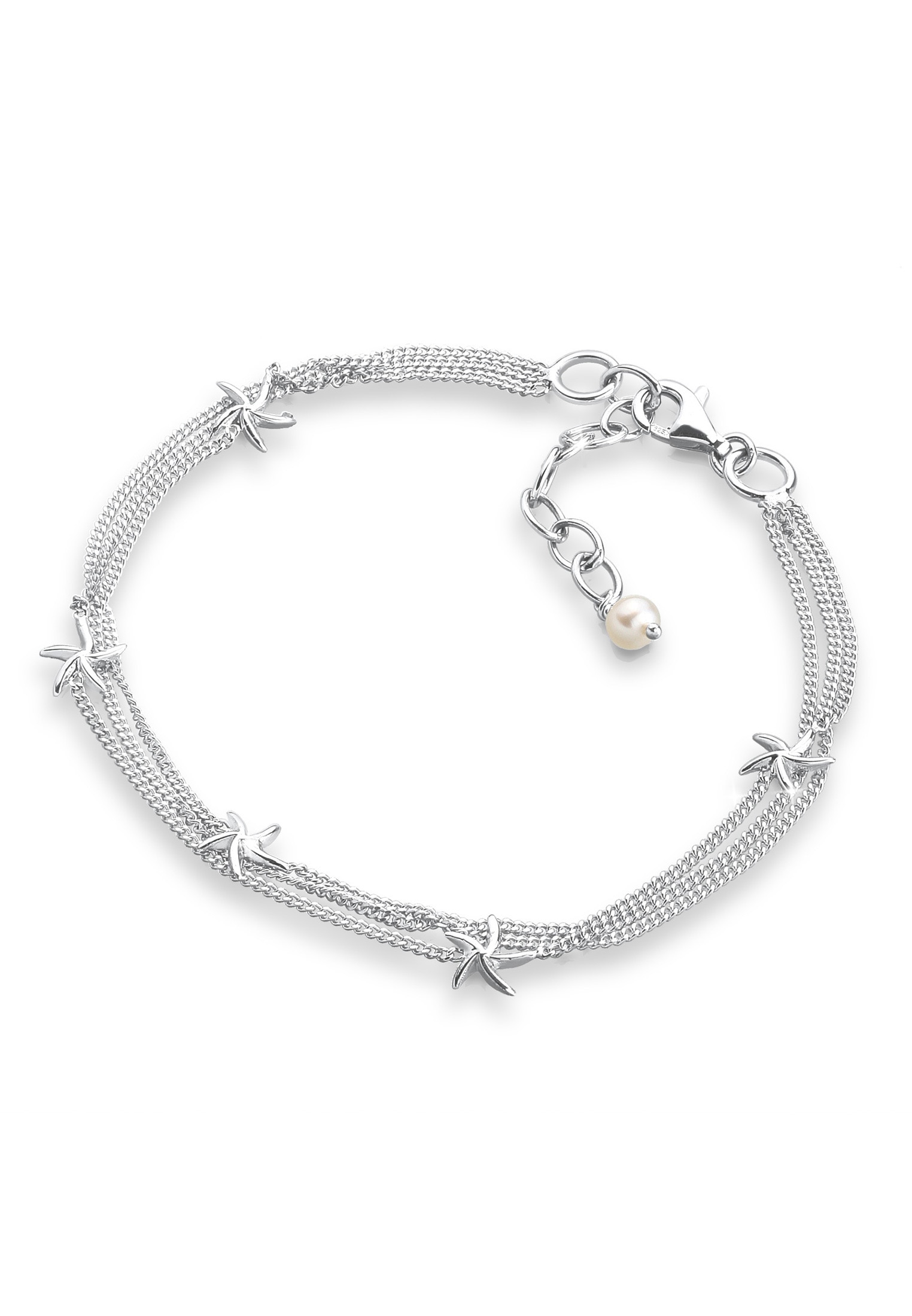 Perlenarmband »Seestern 925 Sterling Silber«