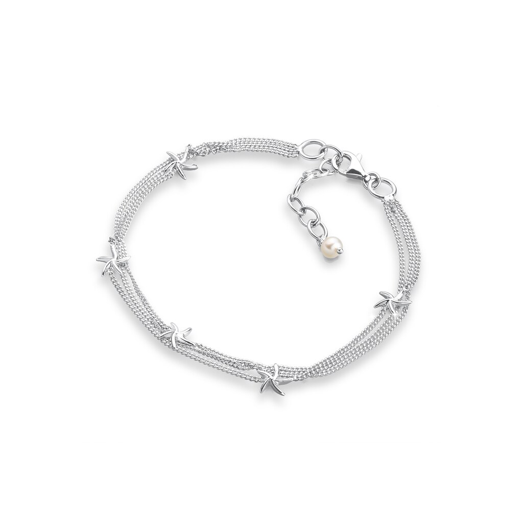 Elli Perlenarmband »Seestern 925 Sterling Silber«