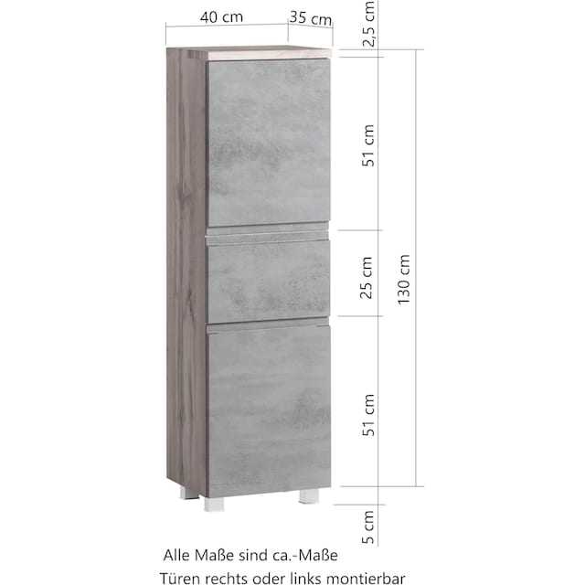 HELD MÖBEL Midischrank »Sölden« kaufen | BAUR