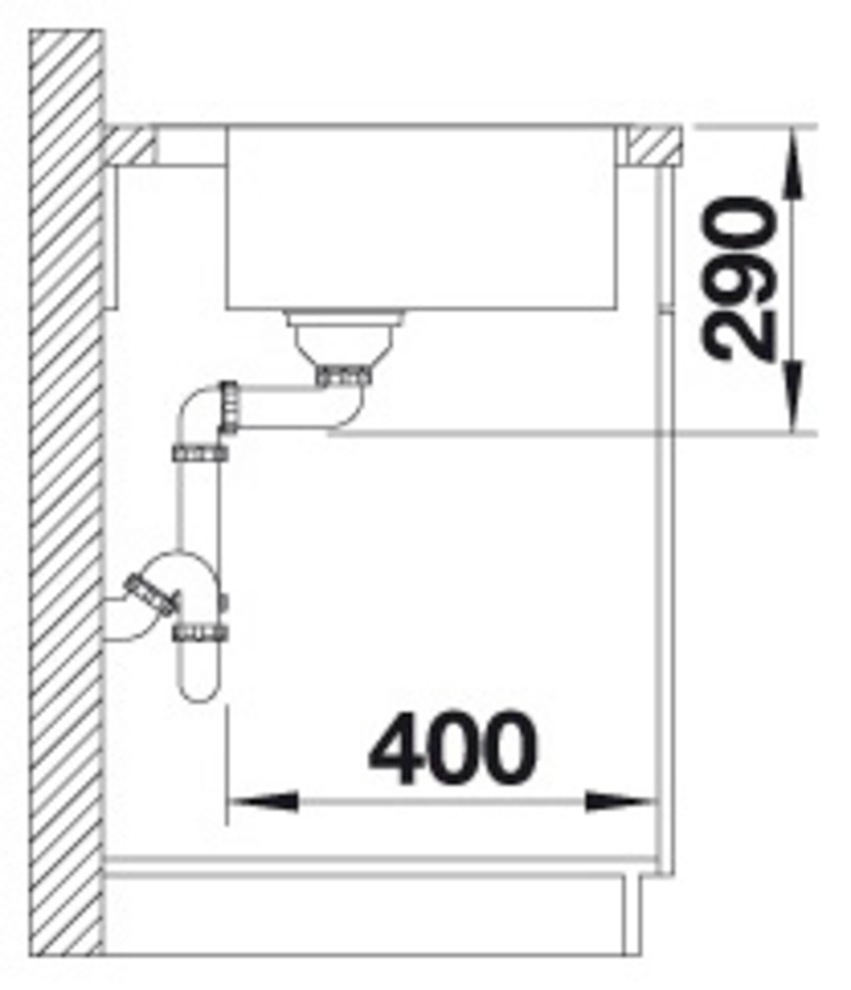 Blanco Edelstahlspüle »ANDANO 700-IF/A«, zum wechselseitigen Einbau geeignet
