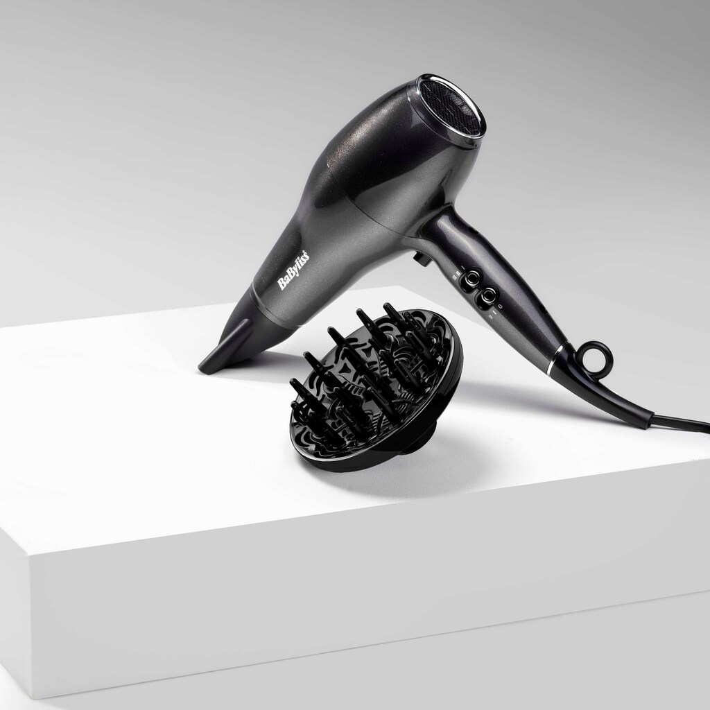 BaByliss Haartrockner »6490DE Platinum Diamond«, 2300 W, 2 Aufsätze