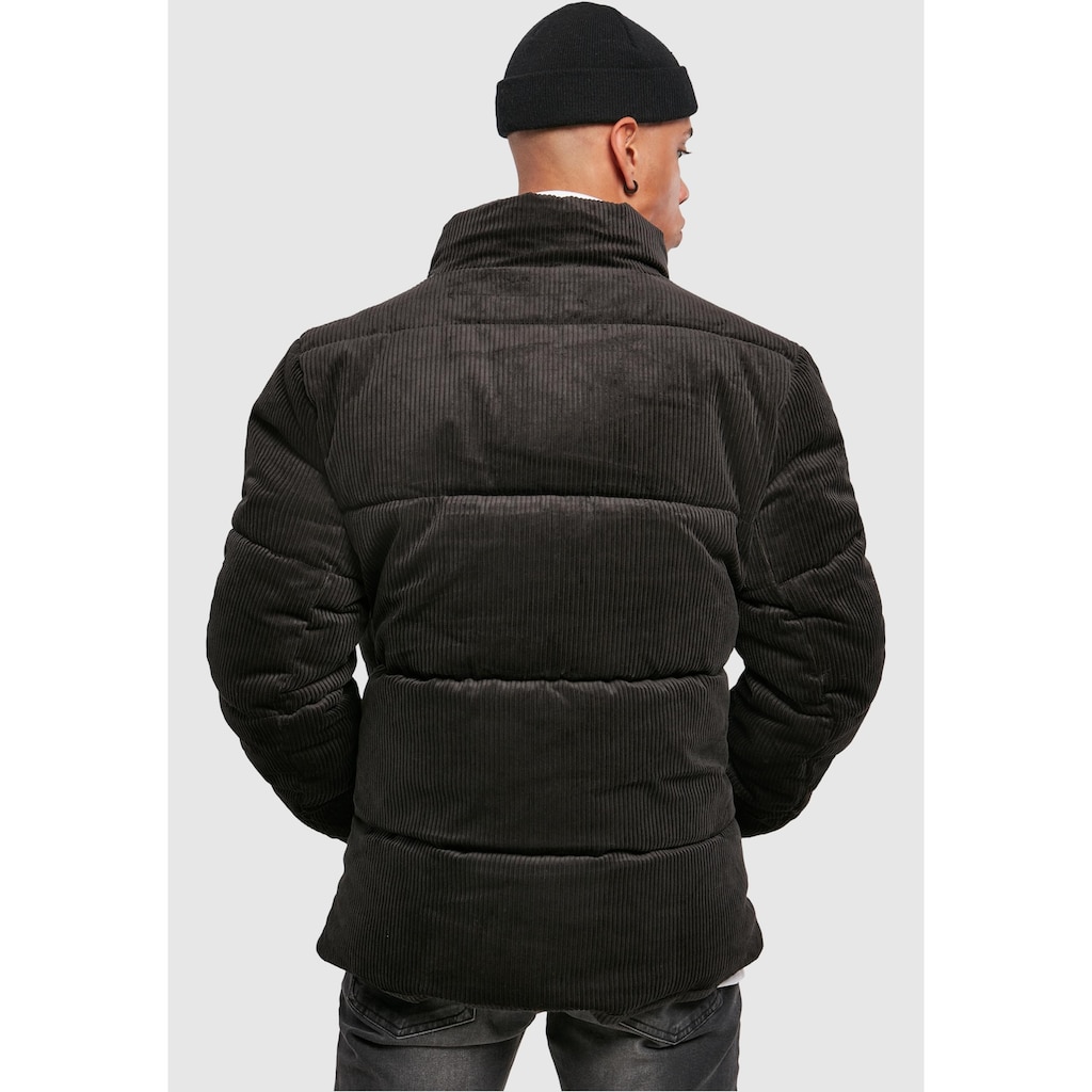 URBAN CLASSICS Winterjacke »Herren Boxy Corduroy Puffer Jacket«, (1 St.), ohne Kapuze