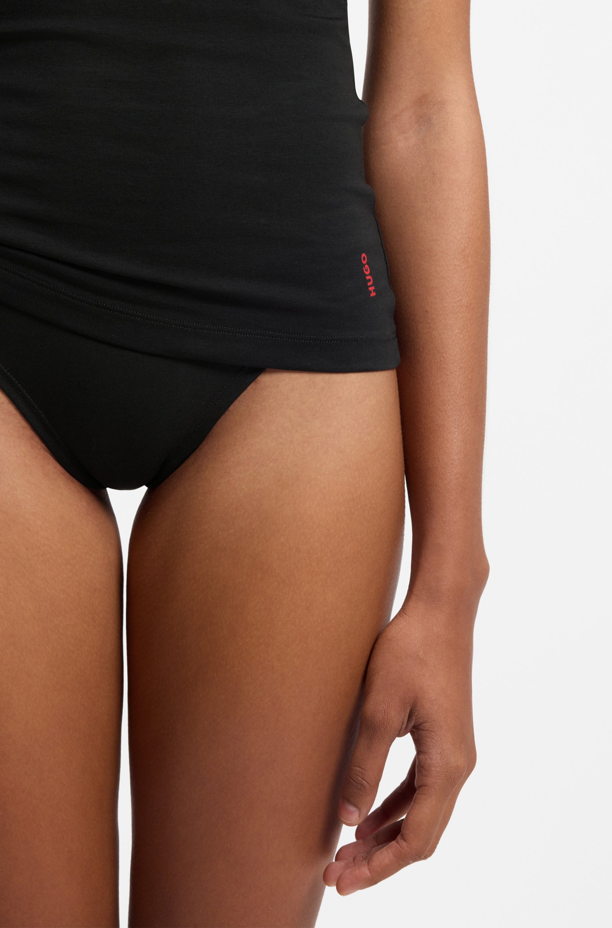 HUGO Underwear Tanktop »TWIN VEST« Packung, 2er-Pack,  mit vertikalem Logoprint