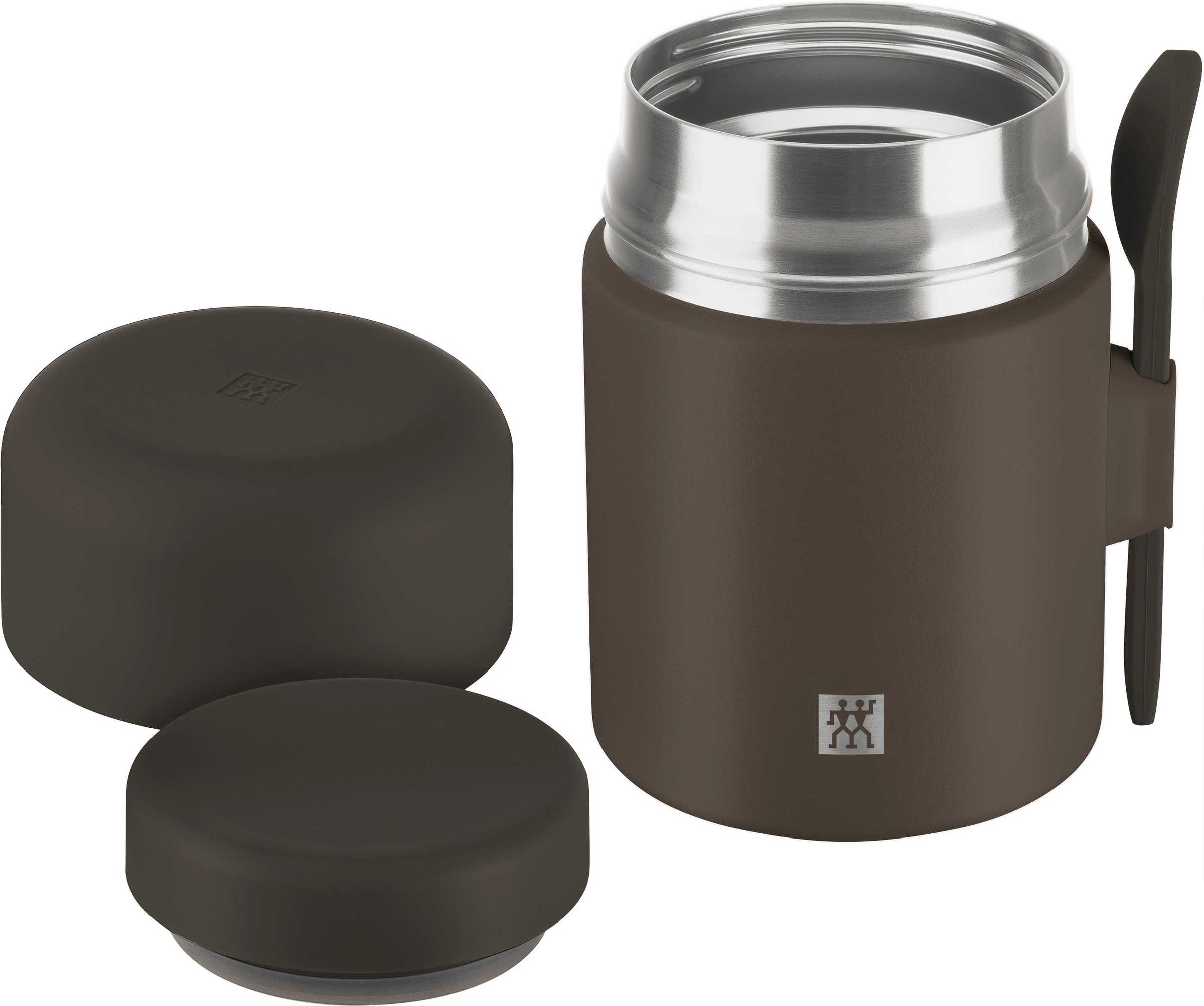 Zwilling Thermobehälter "Thermo Plus" Auslaufsicher, Doppelwandisolierung, mit Löffel, Edelstahl