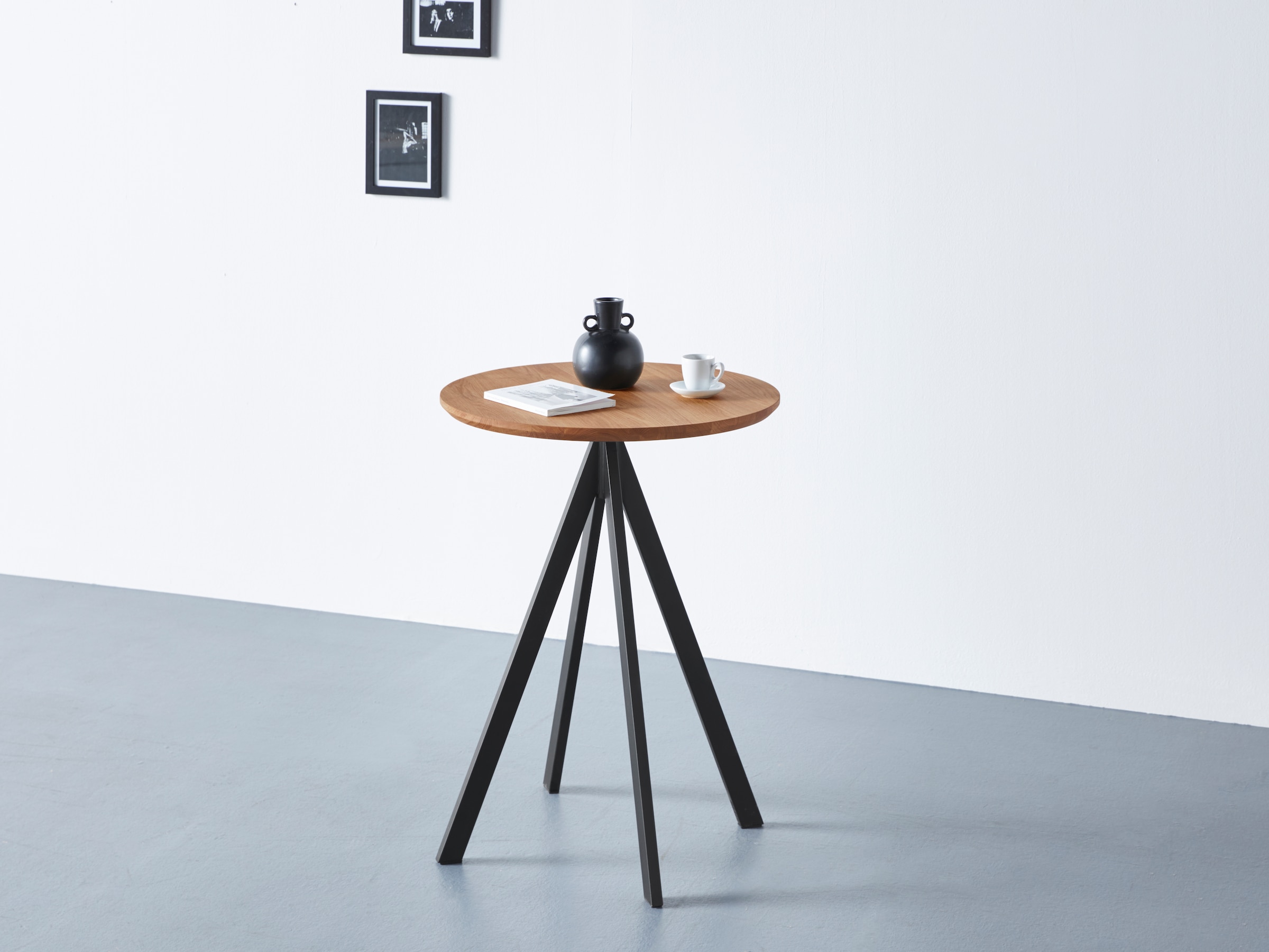 andas Esstisch »Horsnab«, | Tischplatte BAUR aus kaufen FSC®- Eiche, massiver aus Gestell Metall Massivholz