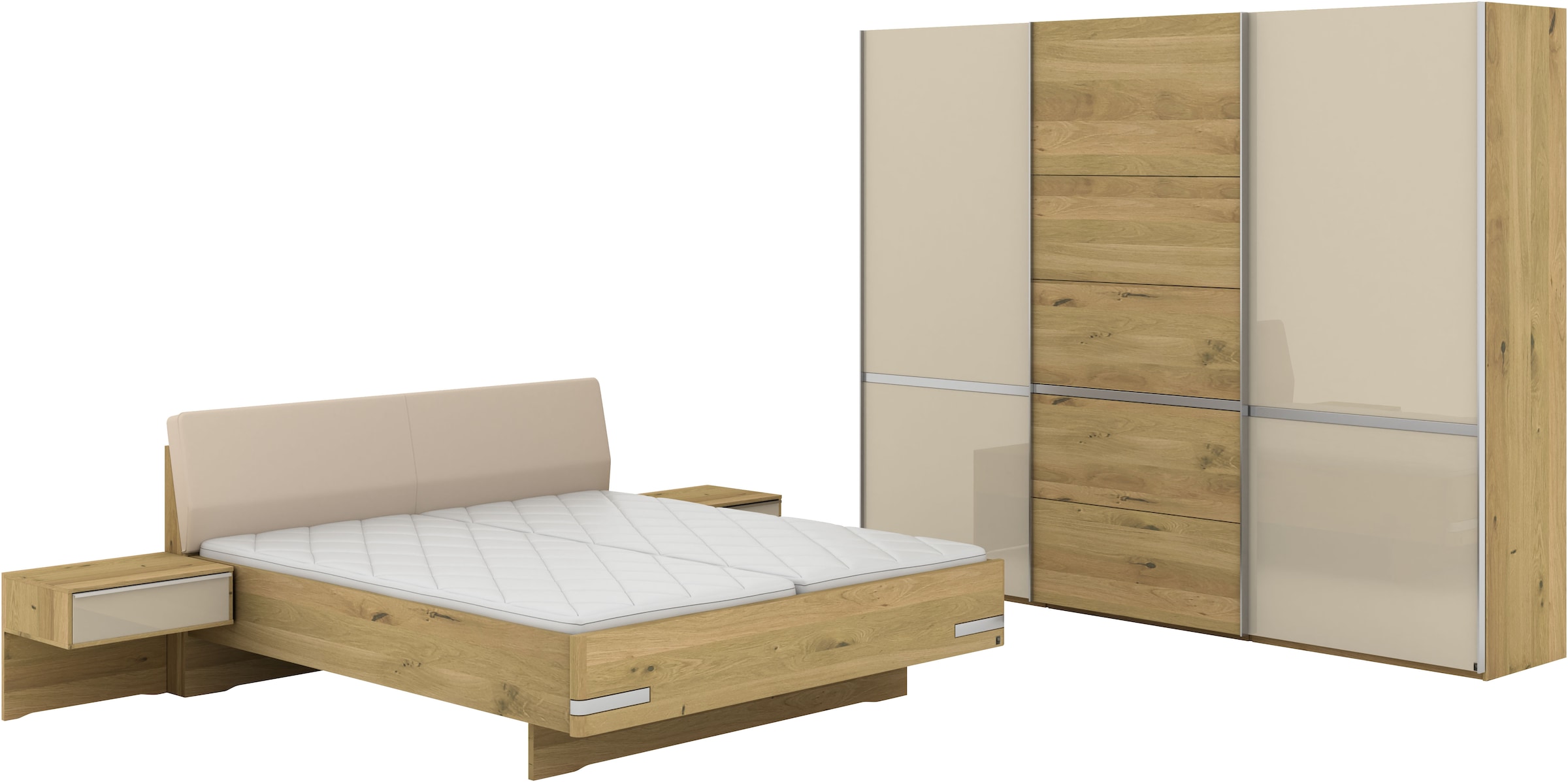 Musterring Schlafzimmer-Set "Savona, Kleiderschrank, Bett & Nachtkommoden, günstig online kaufen