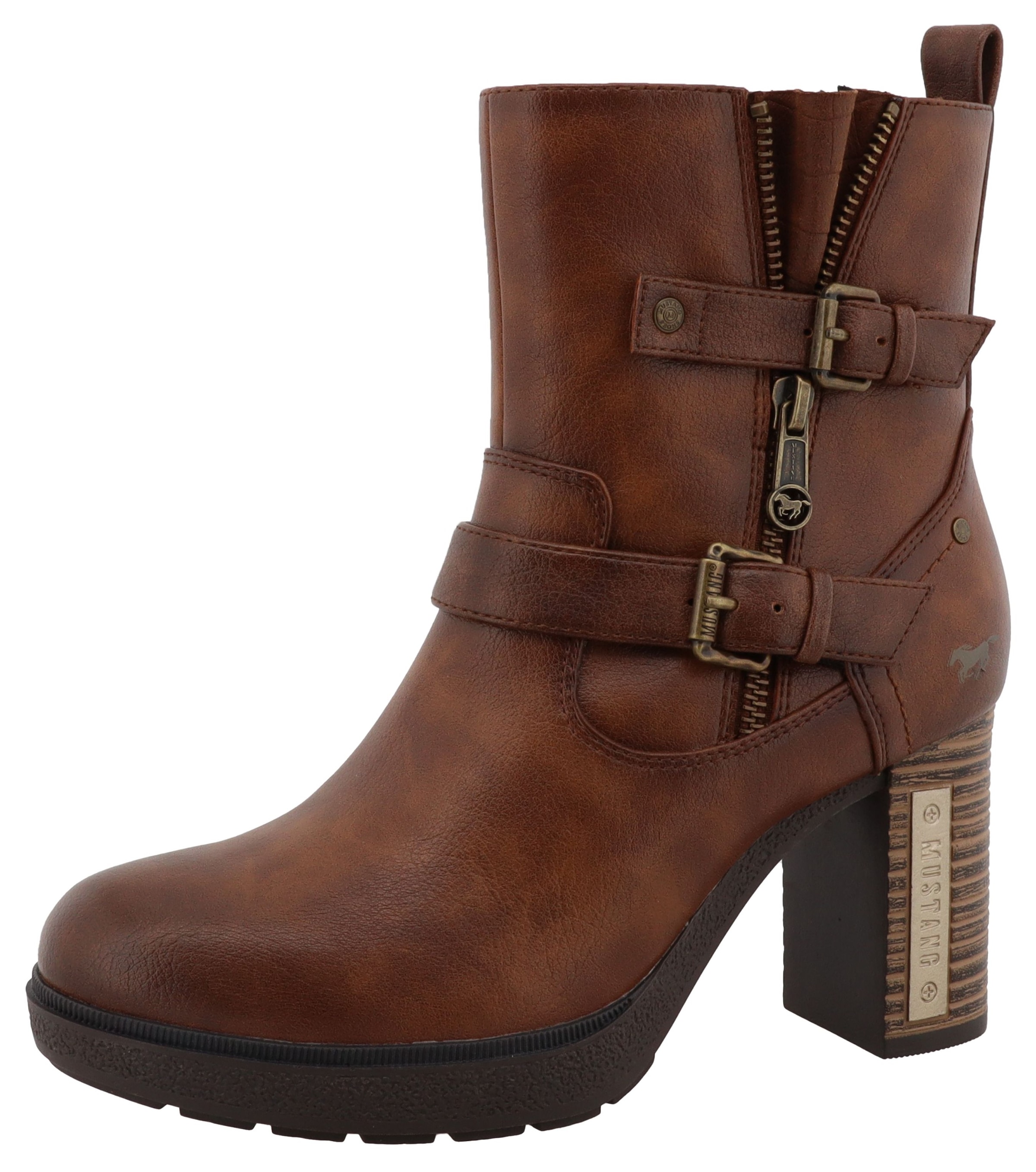 Mustang Shoes Winterstiefelette "Nana", Boots, Winterstiefelette mit Reißve günstig online kaufen