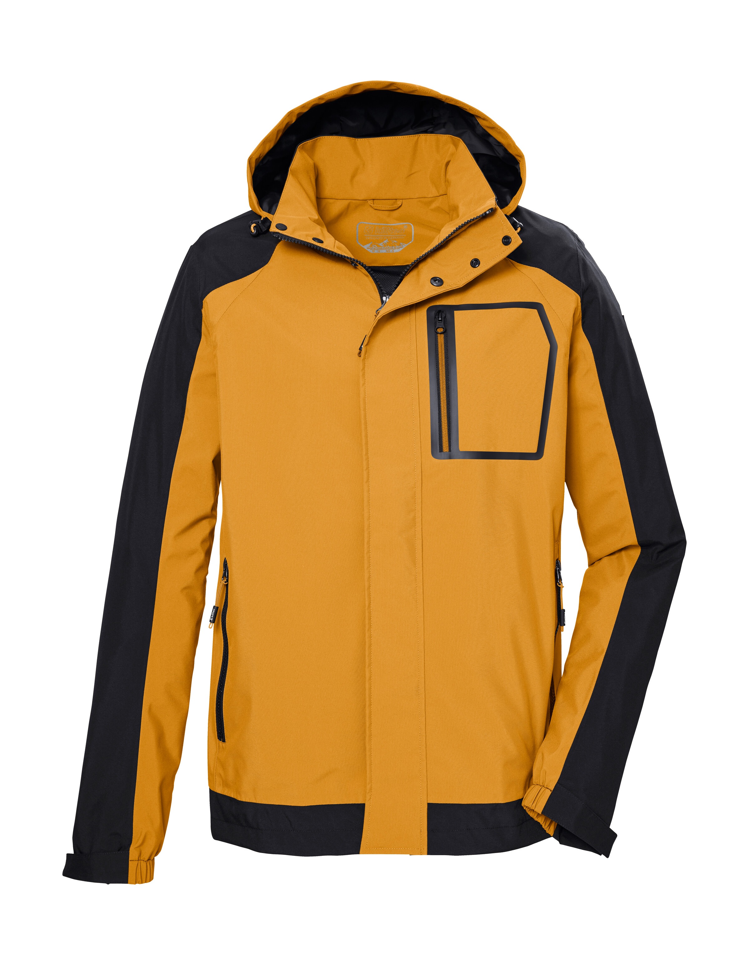 Killtec Outdoorjacke "KOS 54 MN JCKT" Wasser- und winddichte Funktionsjacke, atmungsaktiv, abnehmbare Kapuze