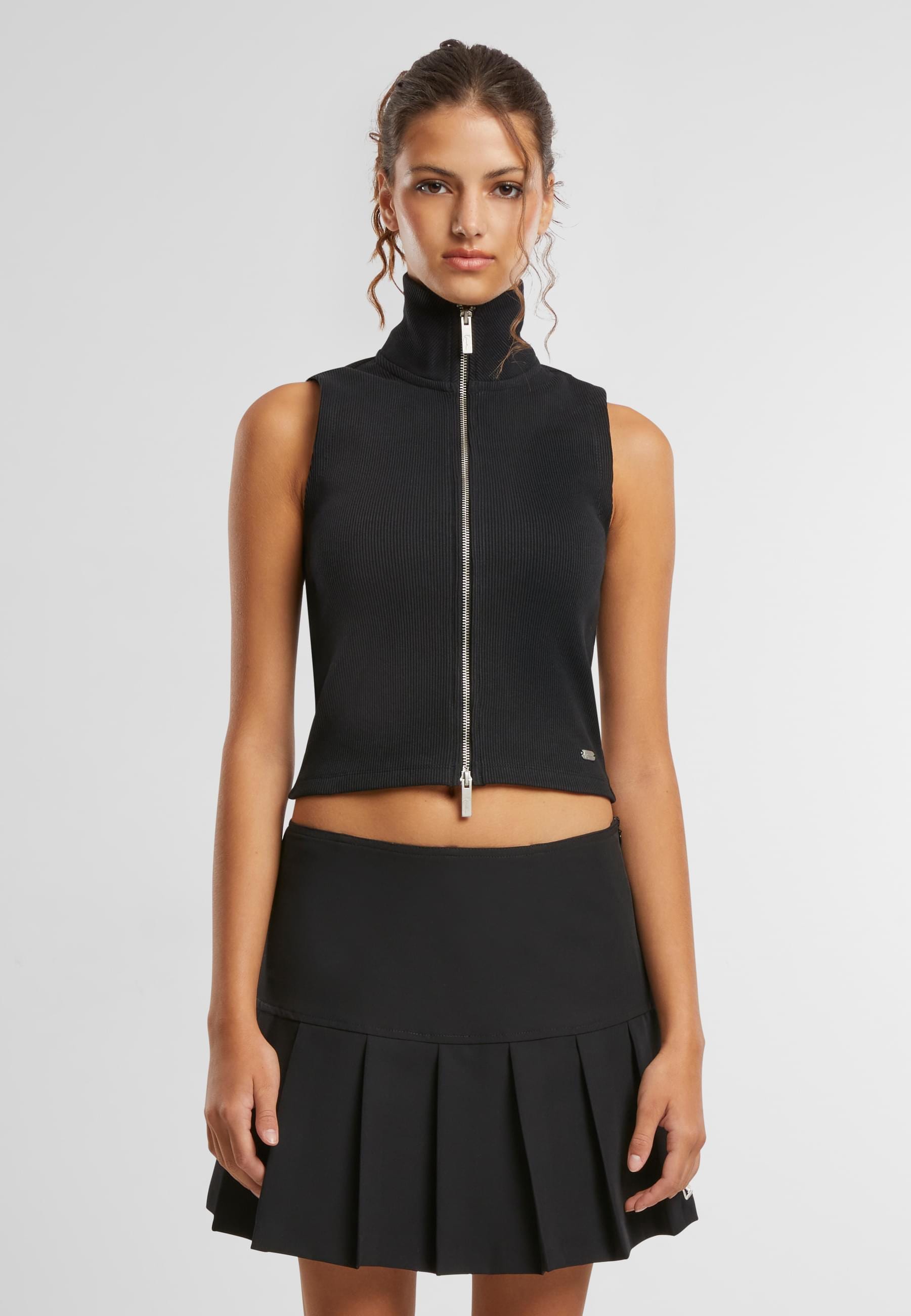 Karl Kani Allwetterjacke »Karl Kani Kani Rib Sleeveless Zip Jacket«, (1 St.), ohne Kapuze