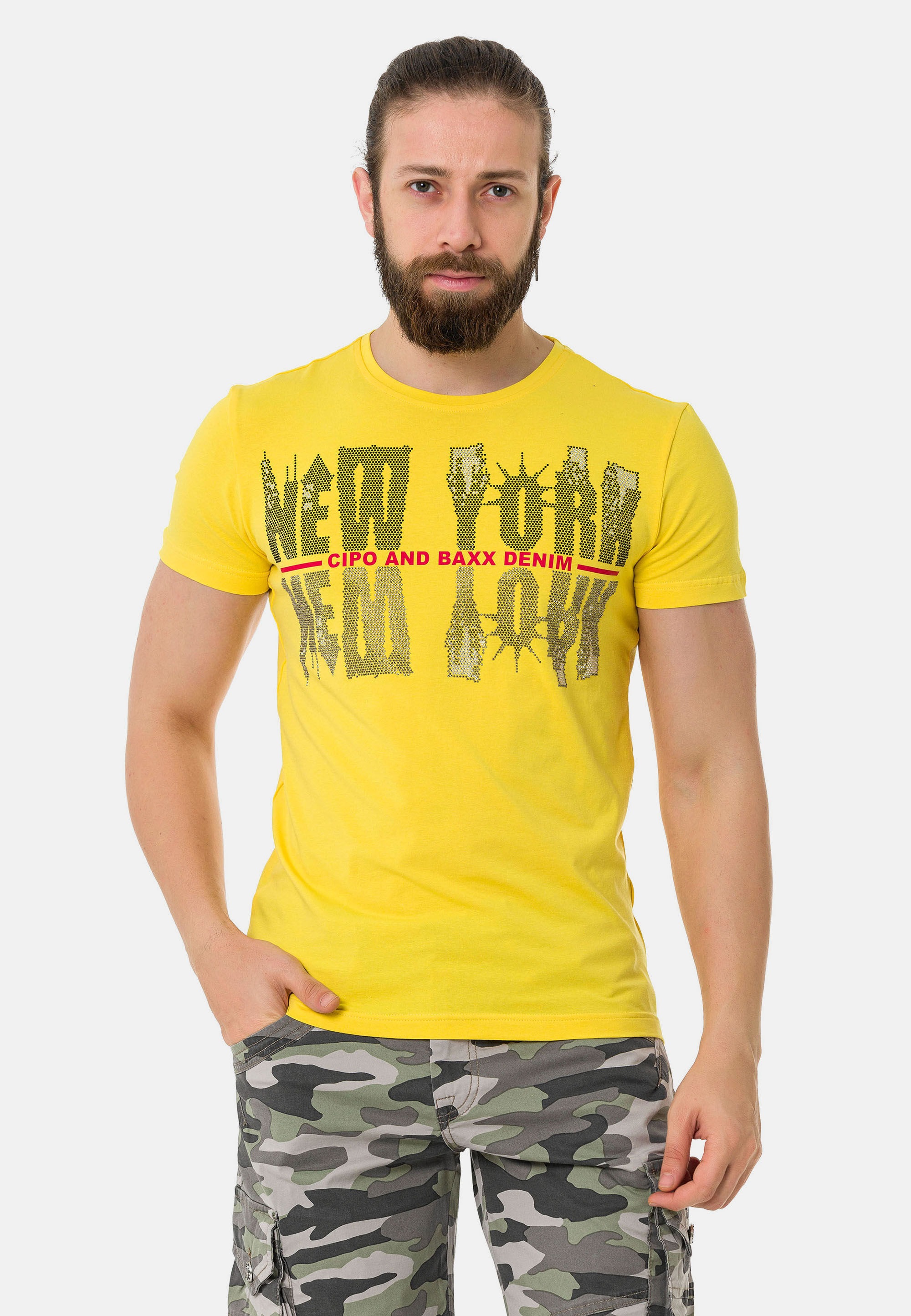 Cipo & Baxx Cipo & Baxx Marškinėliai »T-Shirt« su ...