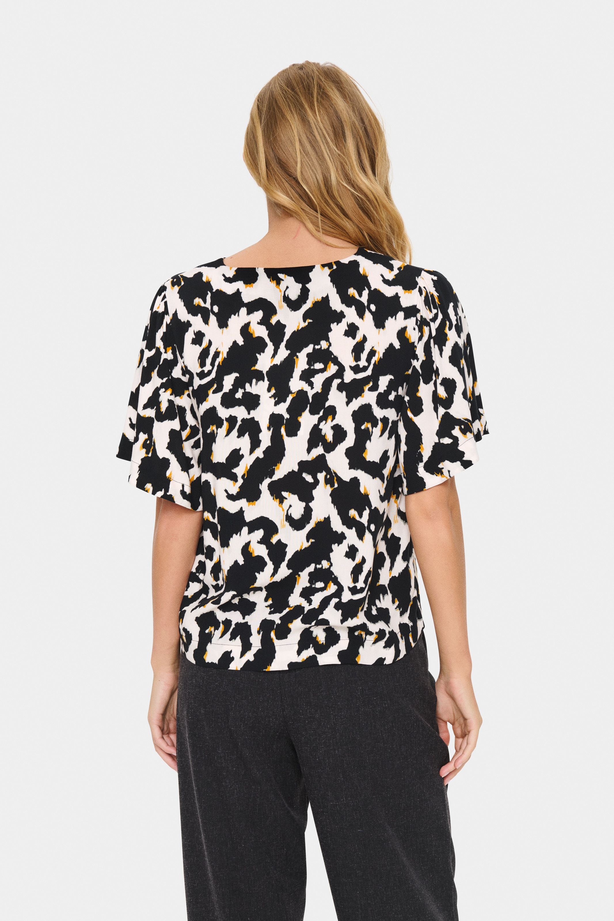 Saint Tropez Kurzarmbluse "MarcaSZ Blouse" günstig online kaufen