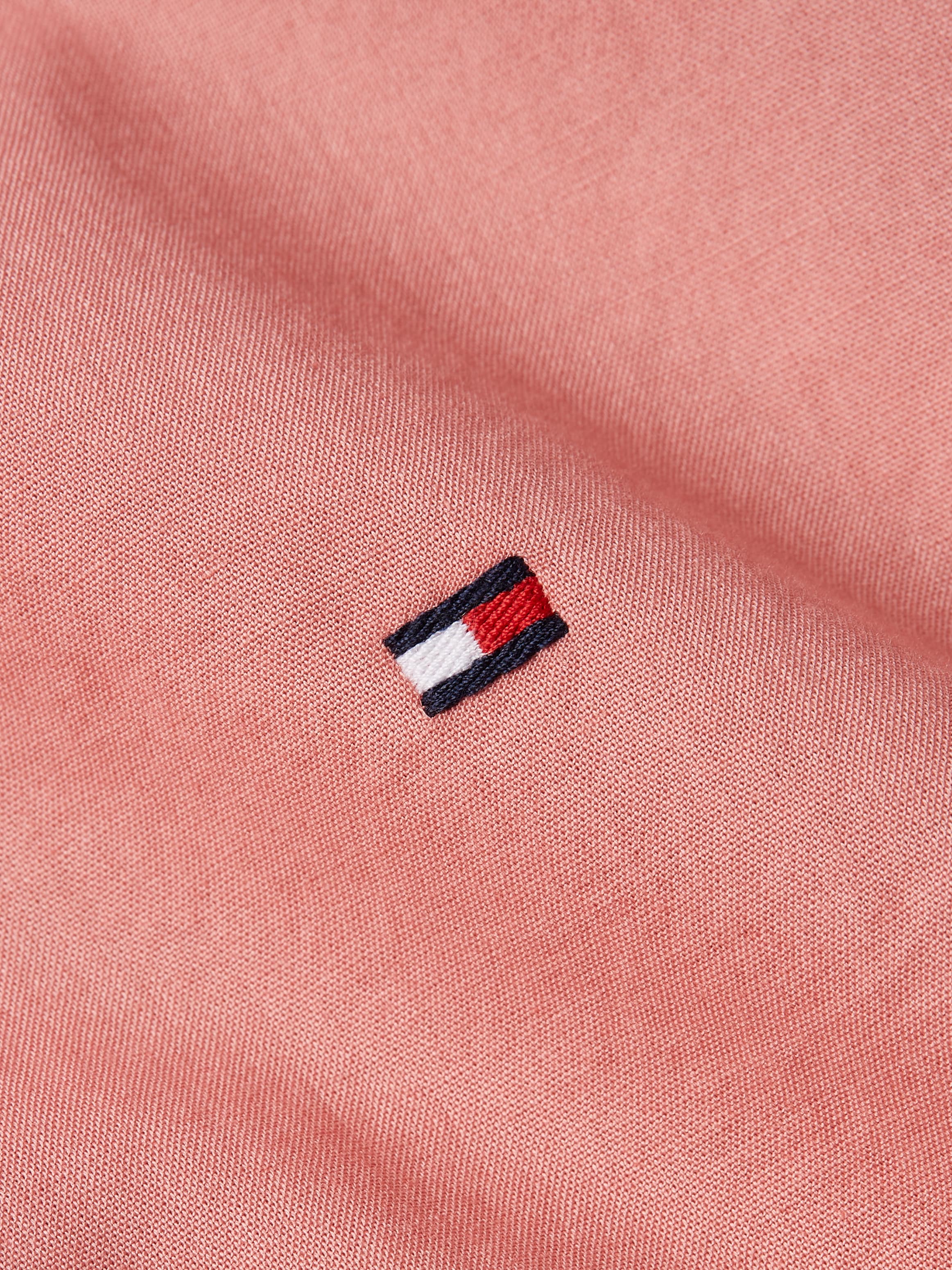 Tommy Hilfiger Langarmhemd »FLEX POPLIN RF SHIRT«, mit Tommy Hilfiger Labelschild innen an der Knopfleiste