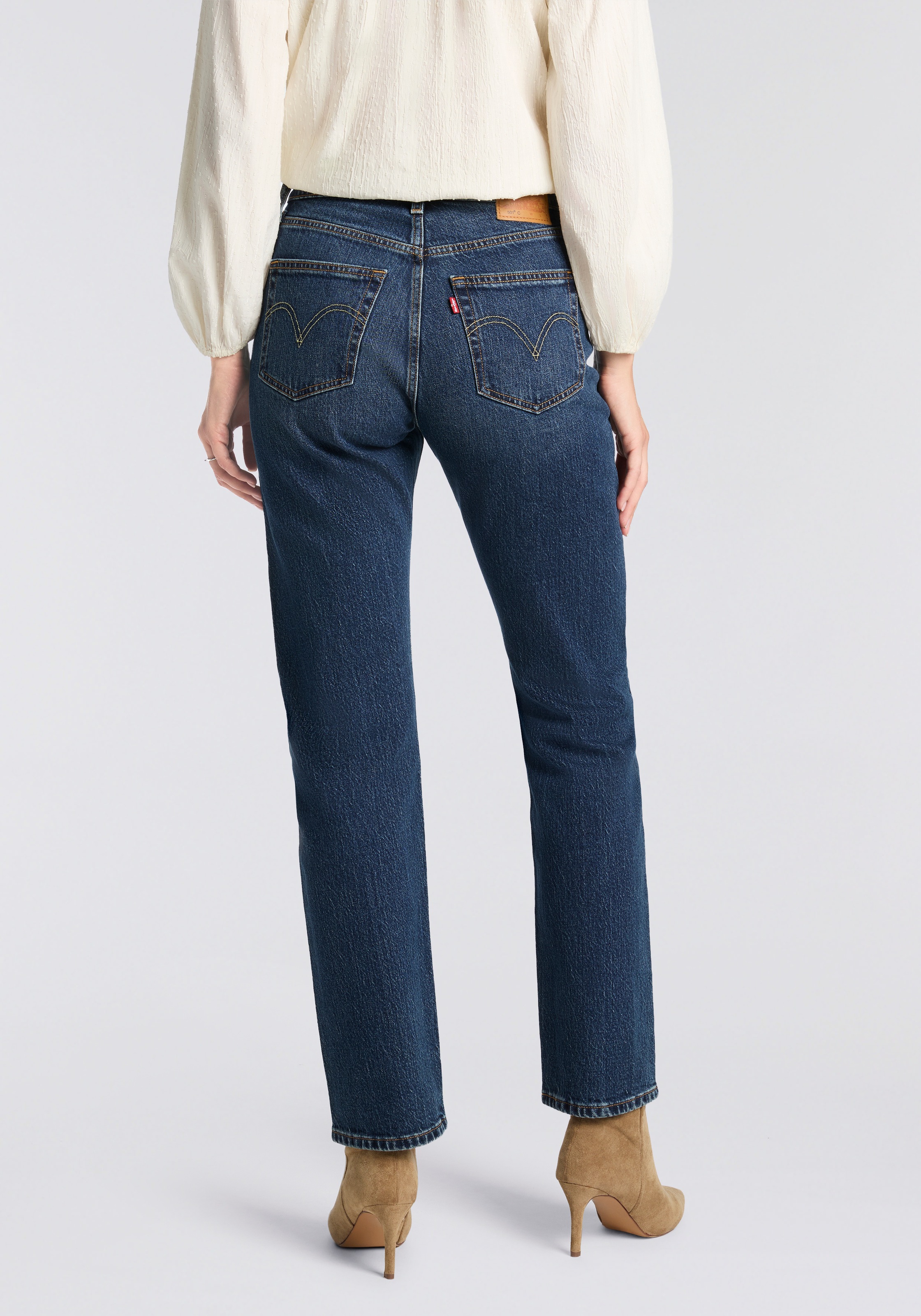 Thumbnail - Levis Stretch-Jeans "LV Jeans 501 CURVE BLACKS" mit gerader Beinform