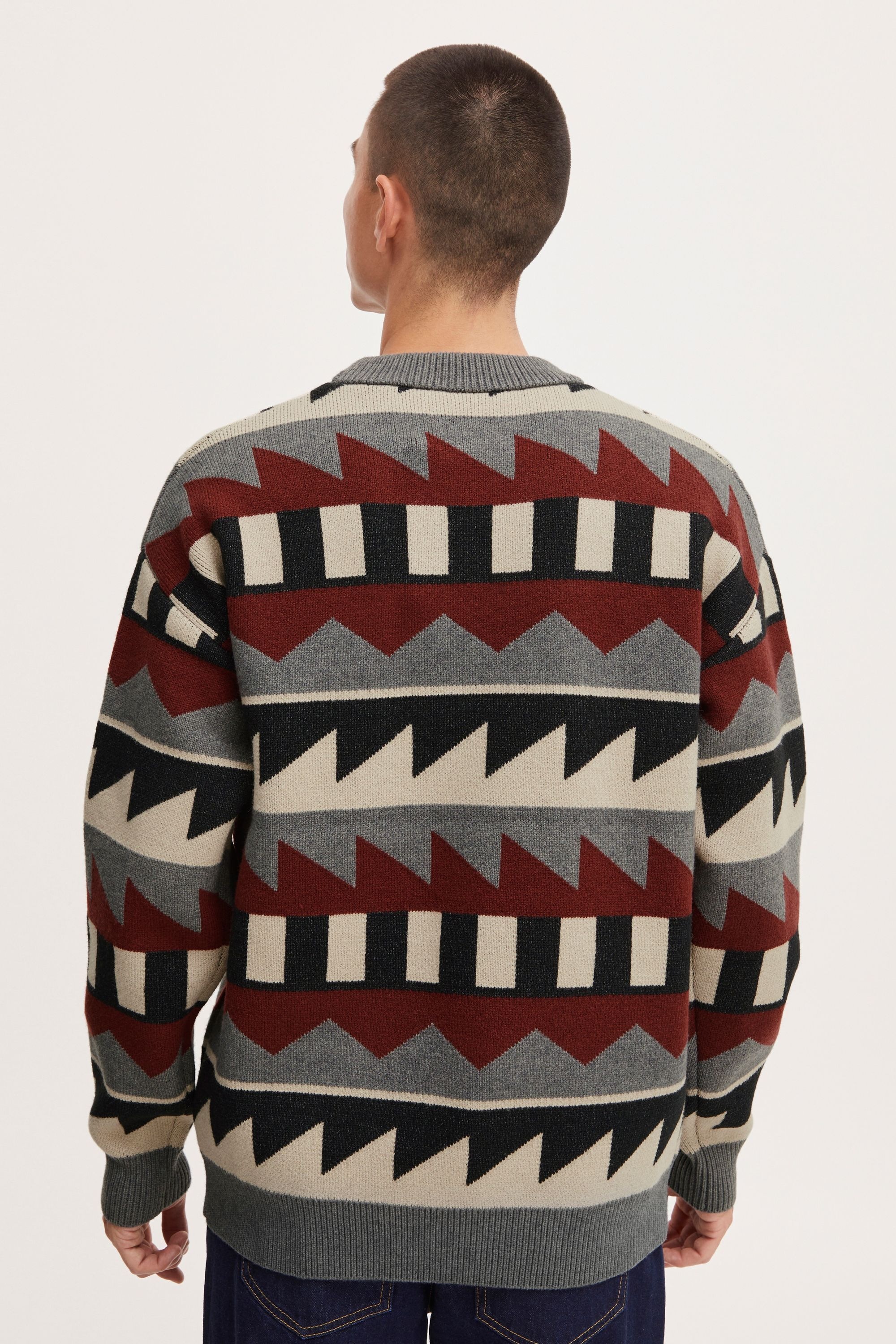 !solid SDDeshan Pull Tricot Rouge Taille S 3