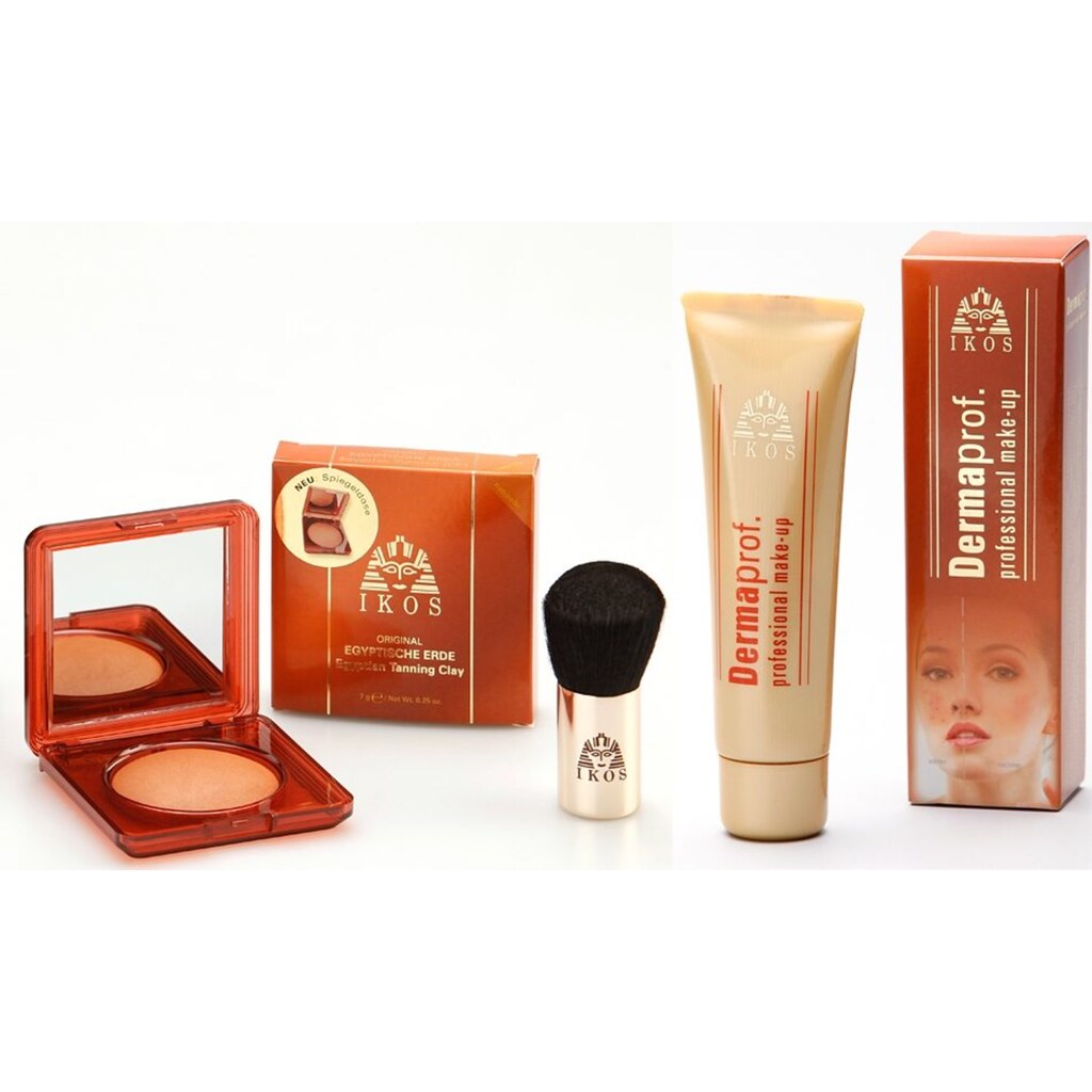 IKOS Make-up Set »Dermaprof. Make-up & Egyptische Erde mit Kabuki-Pinsel.«, (2 tlg.)