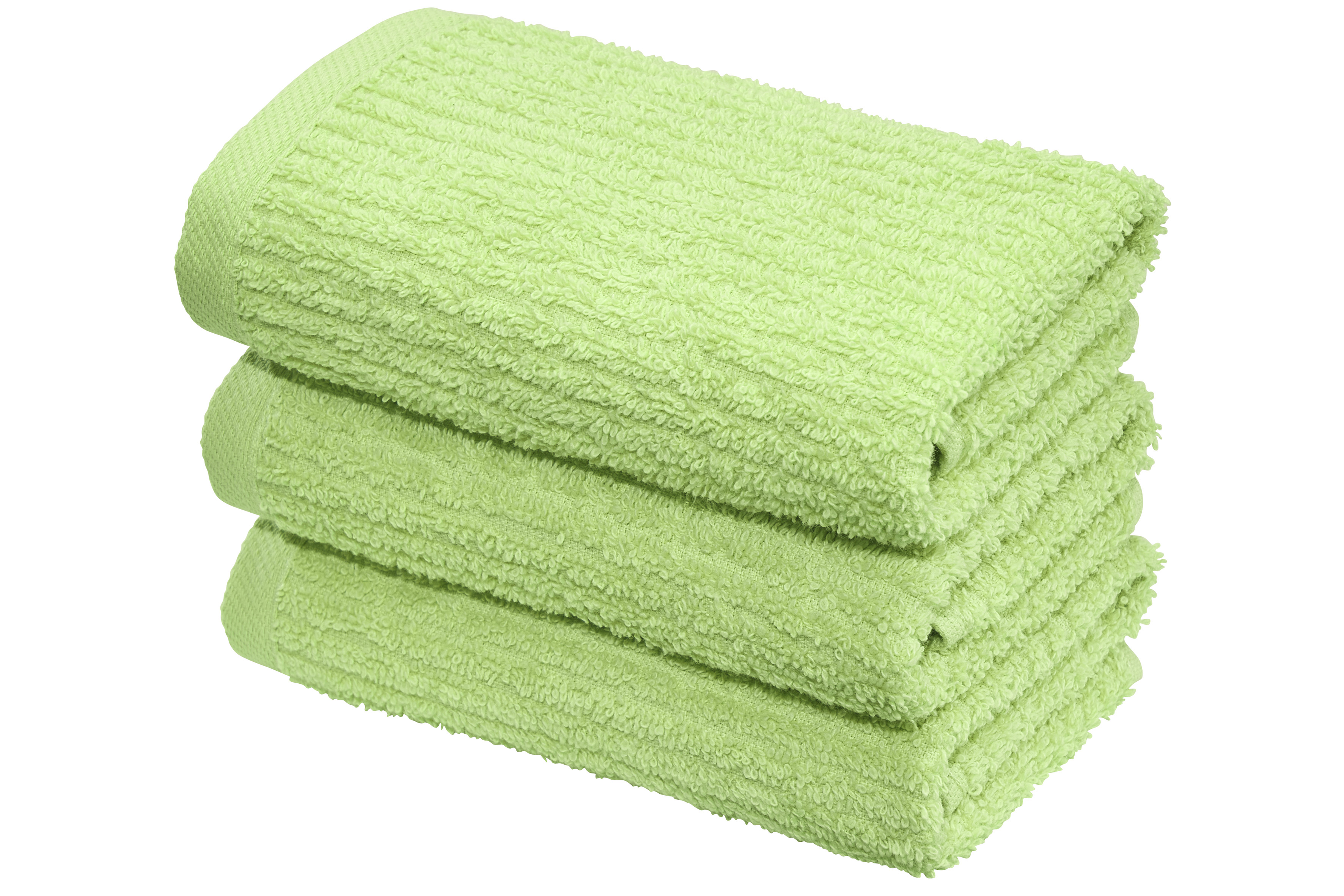 OTTO home Gaestehandtuecher "Riva, 30x50, Premium Handtücher, 500 gr/m²" Hoch-Tief-Struktur, Streifen, weich, 5 Jahre Garantie