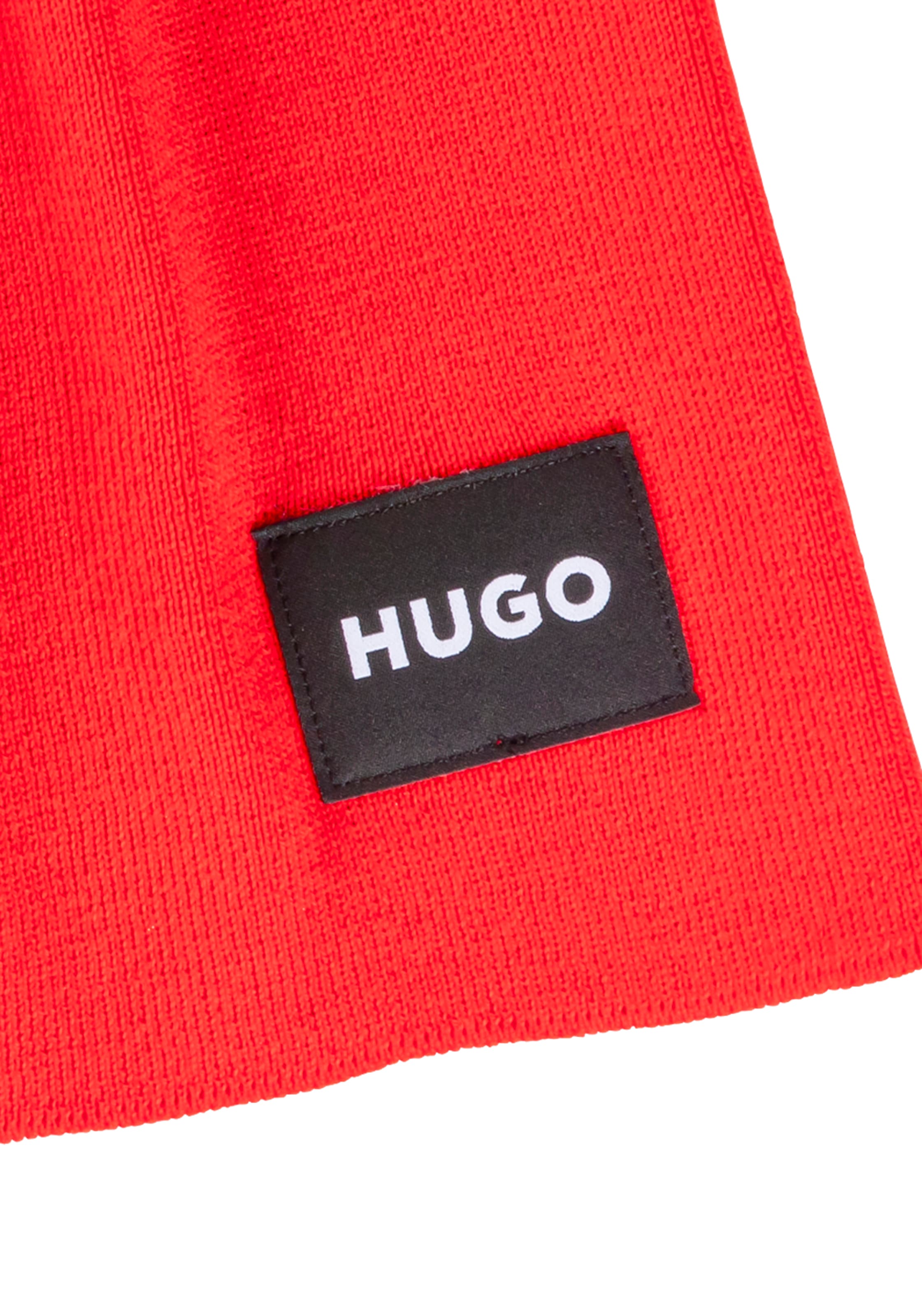 HUGO Strickschal "Zevon C", mit Logopatch günstig online kaufen