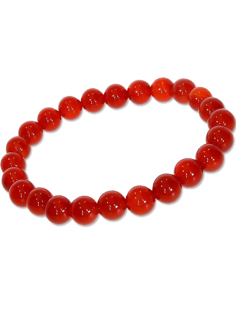 Adelia´s Armband »Damen Schmuck Karneol Armband rot«, Karneol rot 19 cm