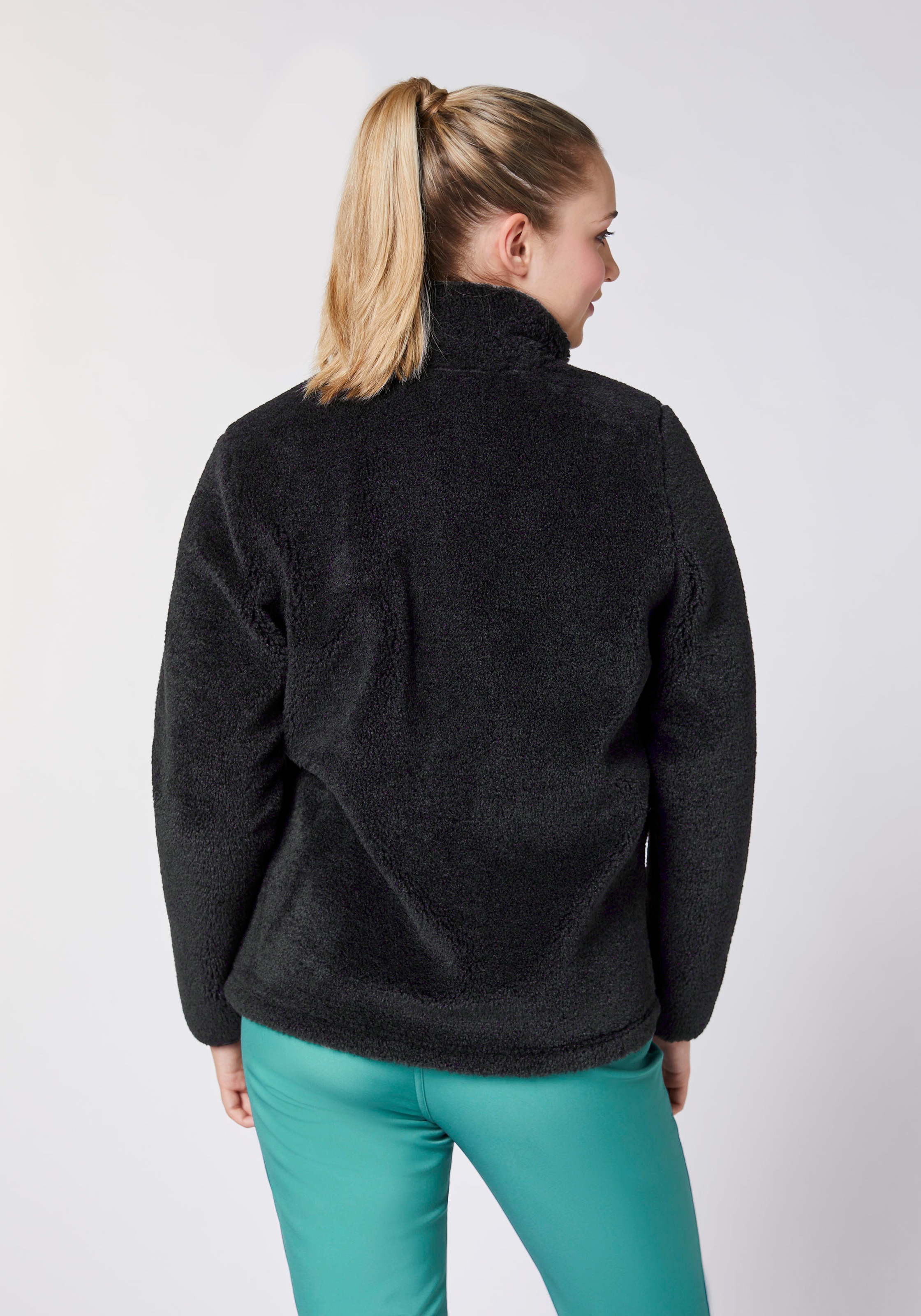 Chiemsee Fleecejacke ohne Kapuze - aus kuschelig w&auml;rmendem Sherpa Fleece<br/>