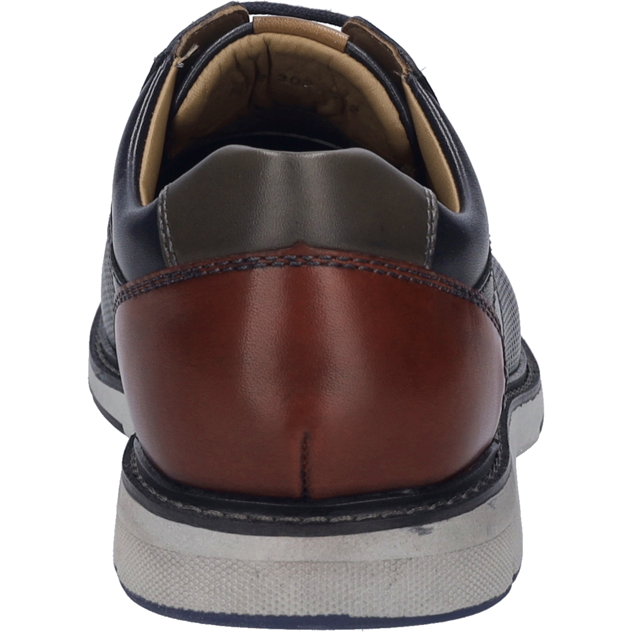 Schnürschuh JOSEF SEIBEL "Stuart 02, ocean-multi", Herren, Gr. 43, blau (ocean, multi), Obermaterial: 100% Rindsleder Leather cow., Schuhe Schnürschuh 3