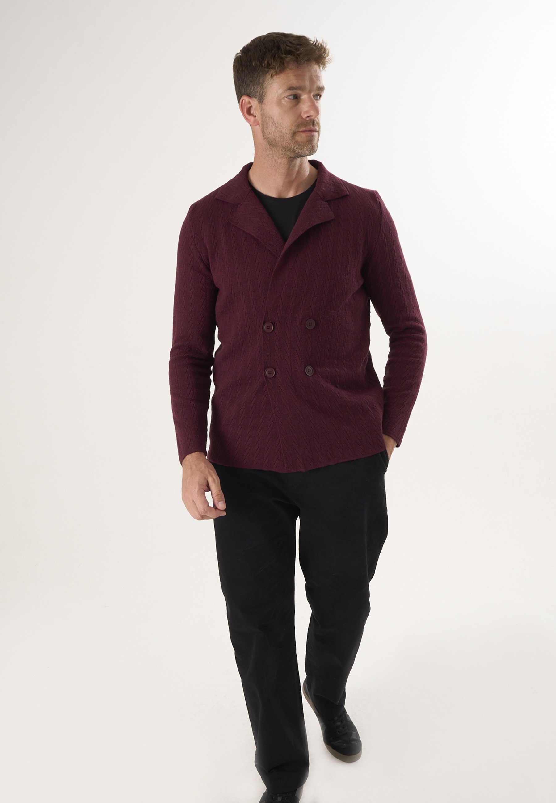 Felix Hardy Strickjacke "Cardigan mit gekerbtem Kragen" günstig online kaufen