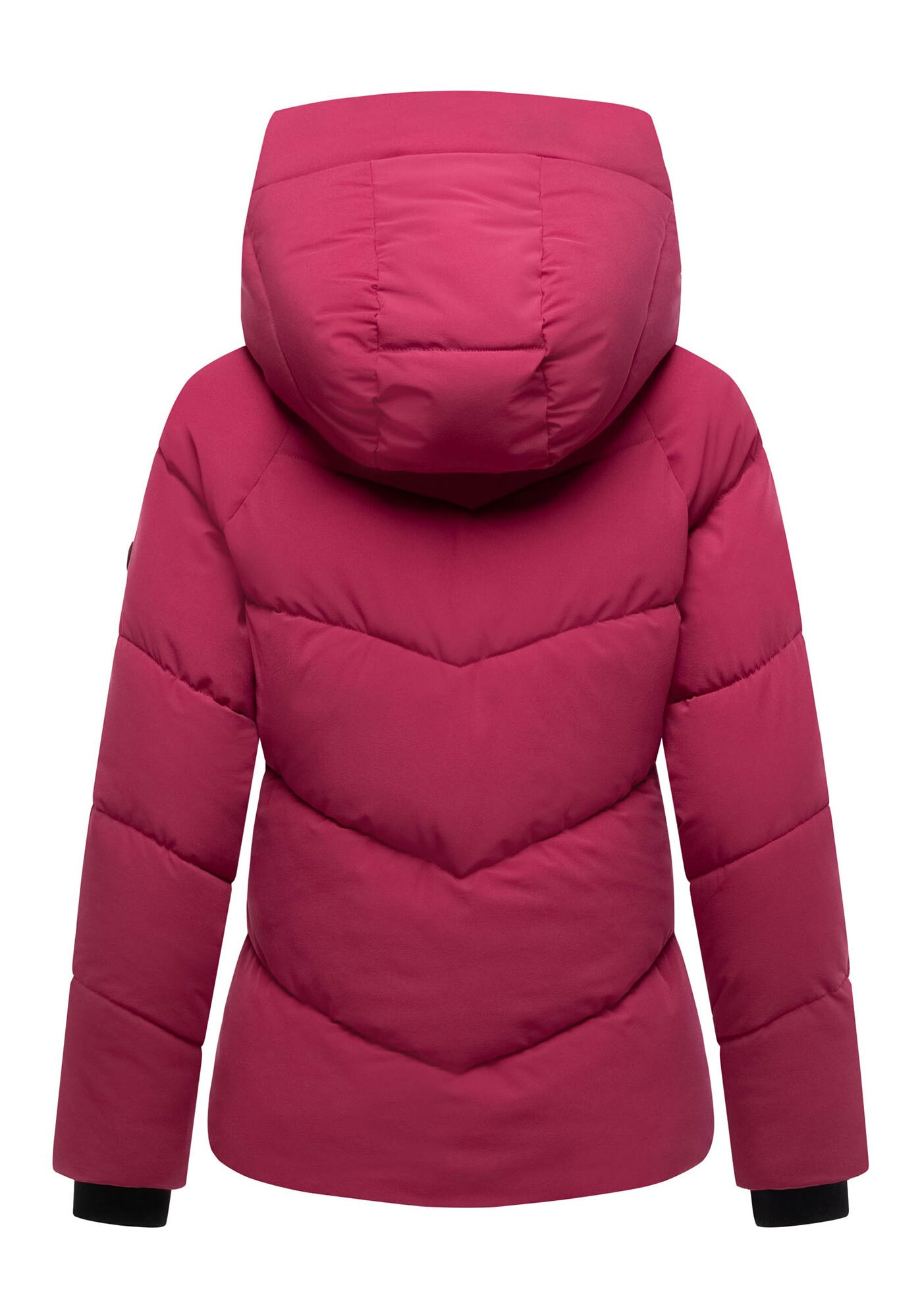 Marikoo Winterjacke »Kwamee«, Schräg gesteppte Winterjacke mit fester Kapuze