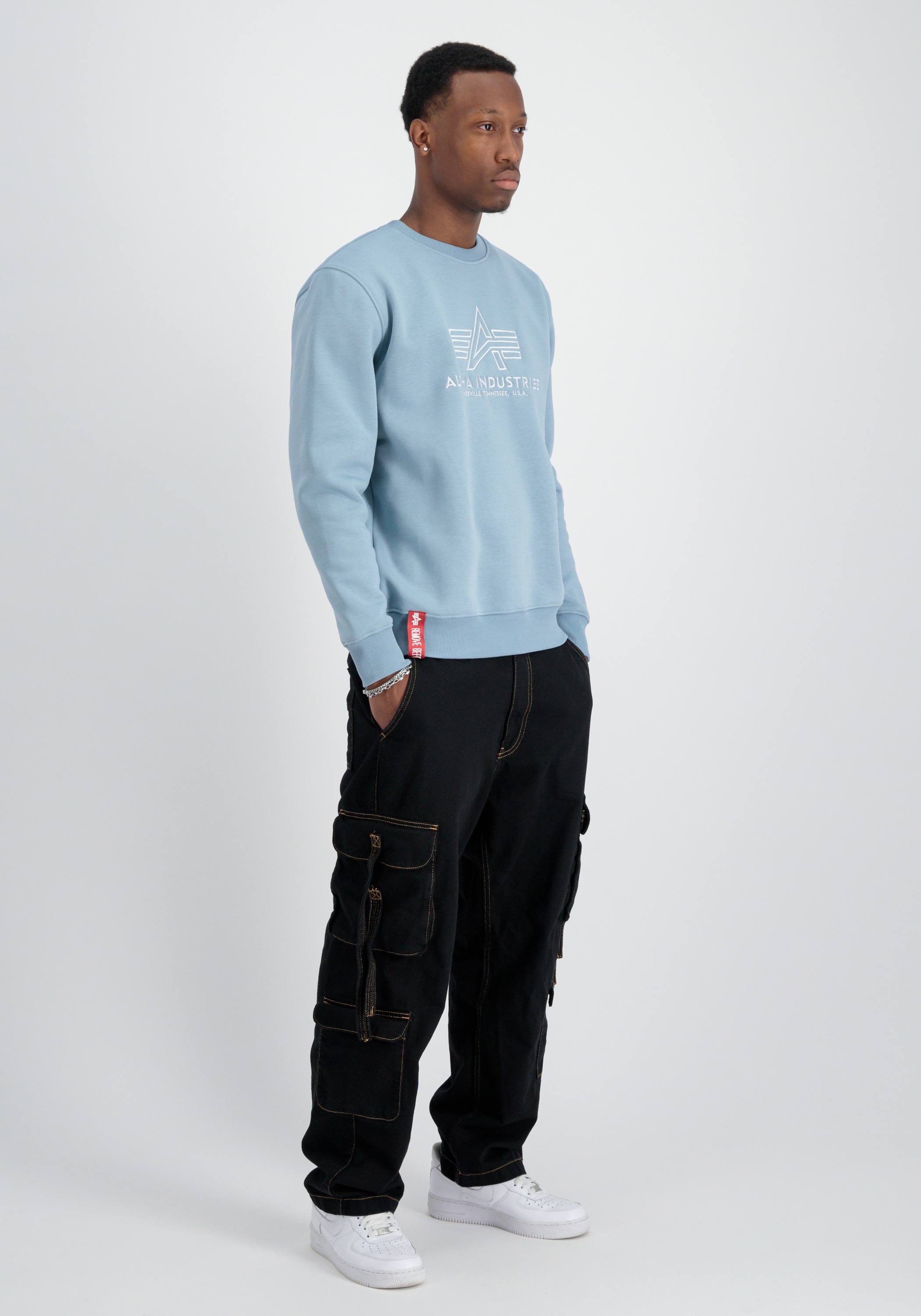 Alpha Industries Sweater »Basic Sweater Embroidery«