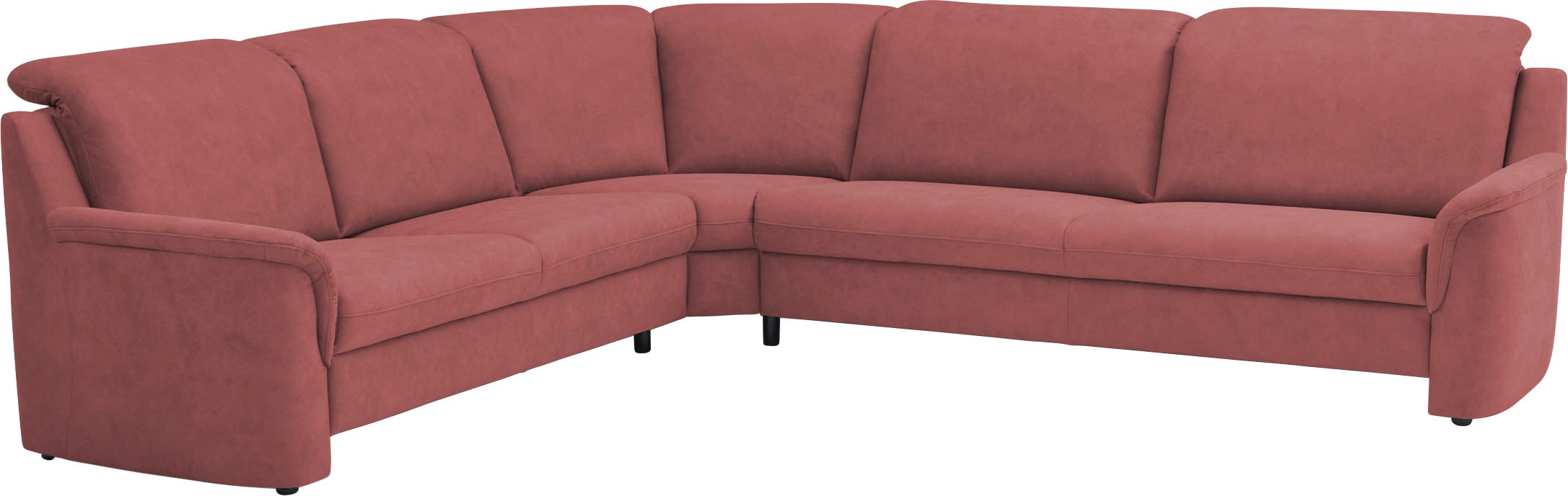 VILLA BECK Ecksofa »Garda L-Form«, (4 St.), inklusive Kopfteilverstellung, Stellmaß 309x277 cm