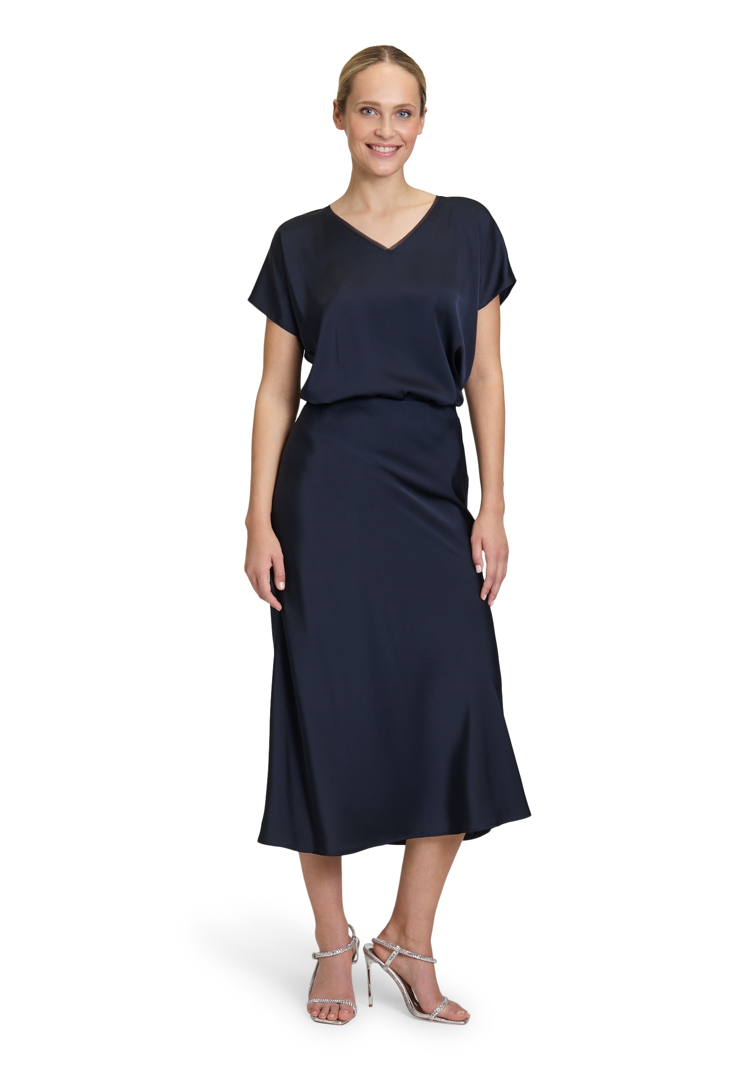 Vera Mont Satinbluse »Vera Mont Satin-Bluse mit V-Ausschnitt«