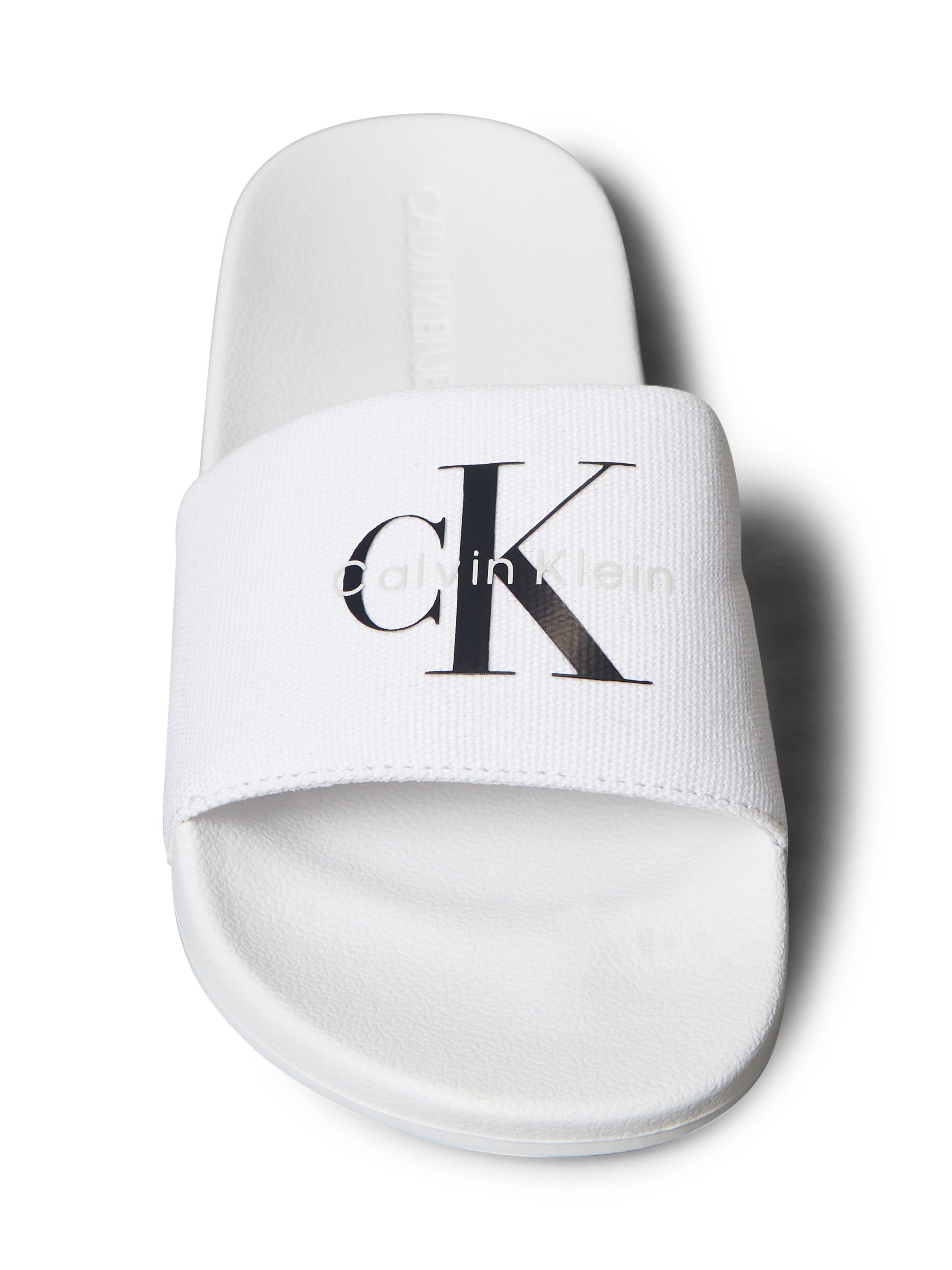 Calvin Klein Jeans Badepantolette »SLIDE MONOGRAM WN LOGO CK«  Strandschuh, Pool Slides, Badeschuh, Flat mit Logo