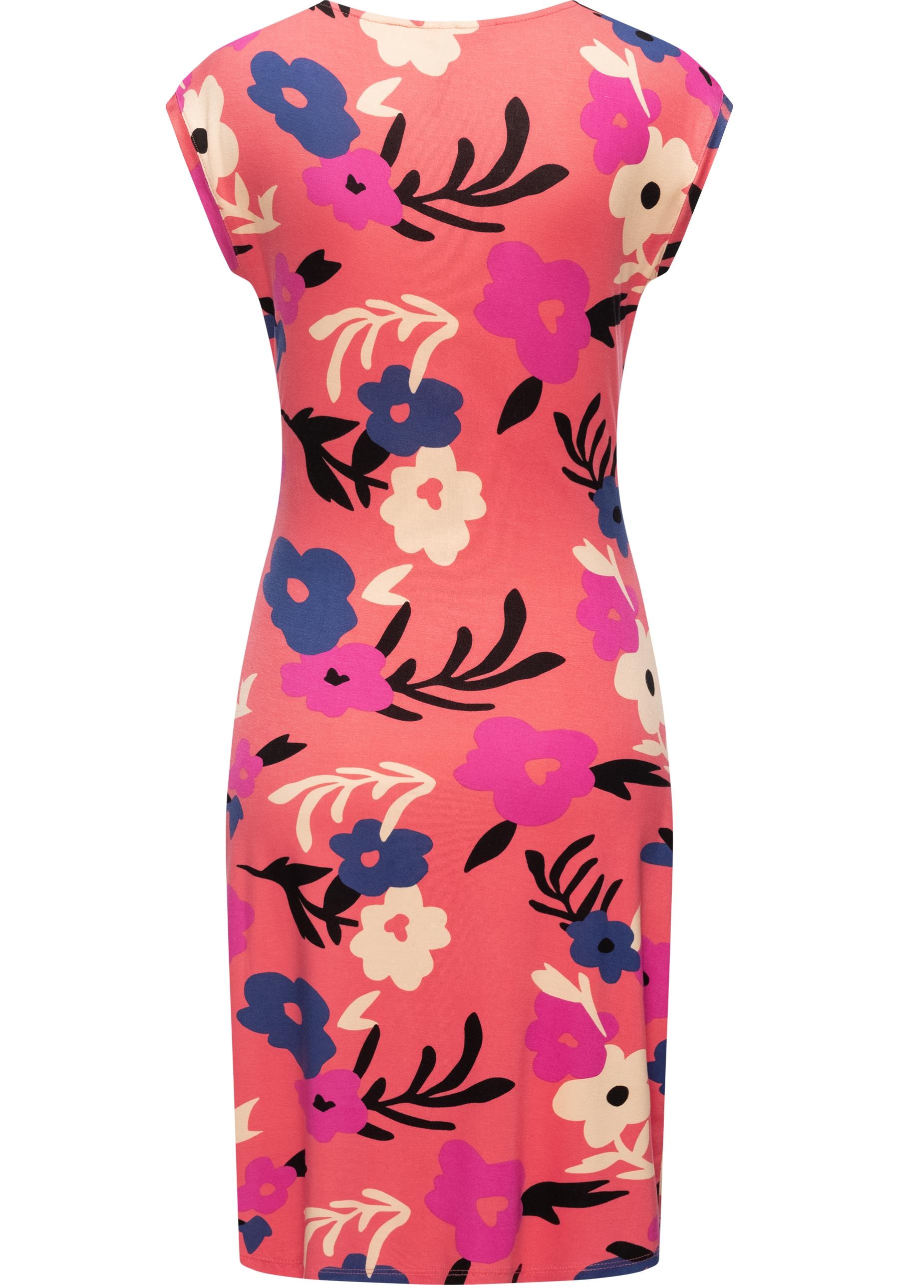 Thumbnail - Ragwear Etuikleid "Crupi Print" Ohne Taschen figurbetontes Sommerkleid mit Raffung an der Taille